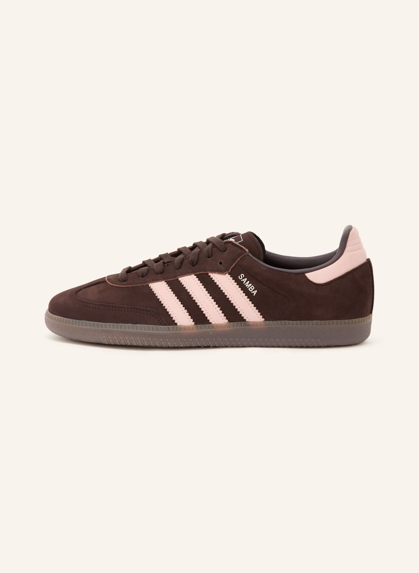 adidas Originals Sneaker SAMBA OG: DUNKELBRAUN / ROSÉ / WEISS