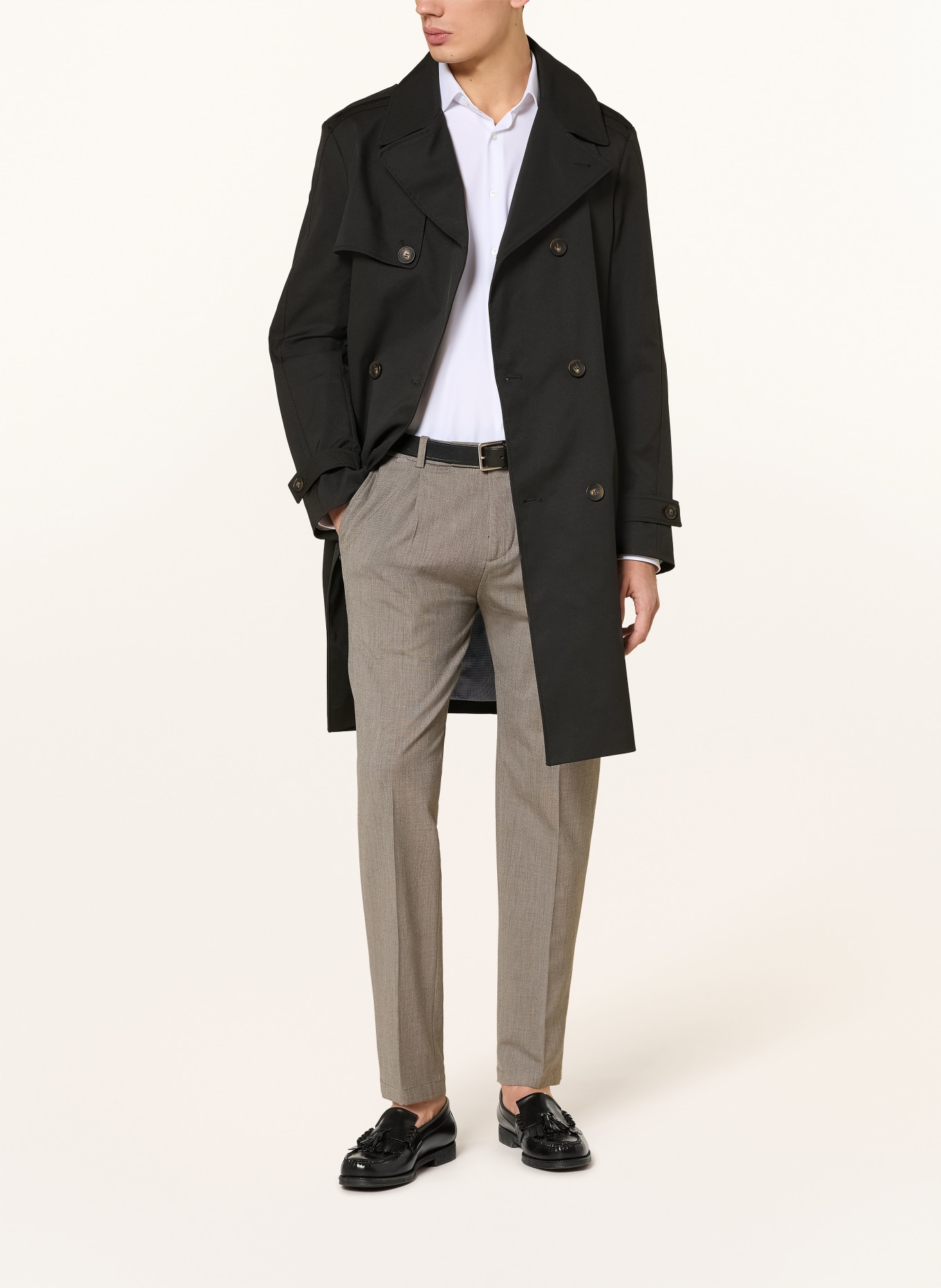 CINQUE Trenchcoat CIABERDEEN: SCHWARZ