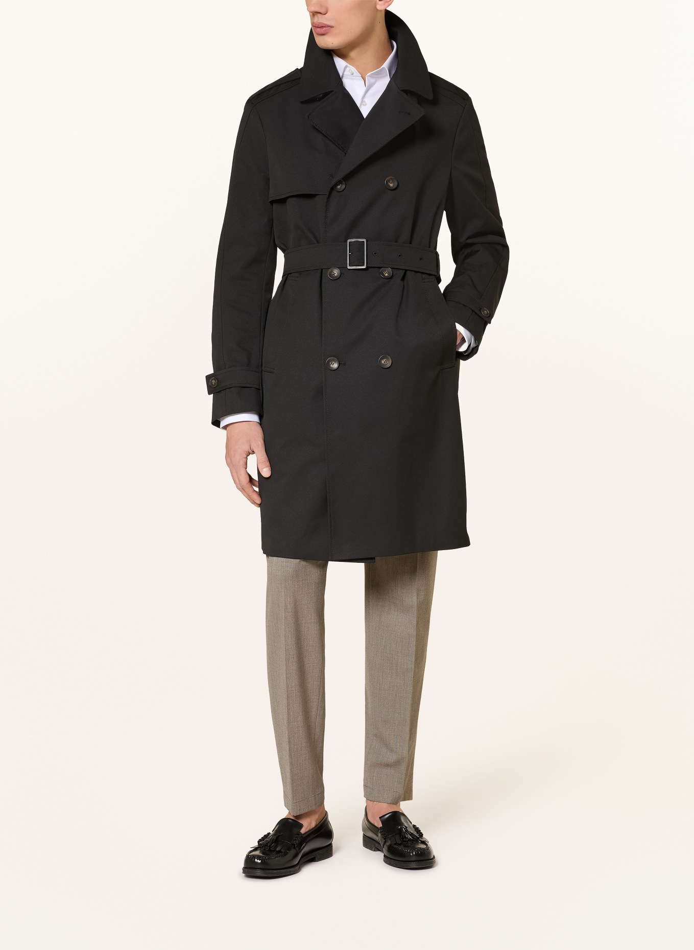 CINQUE Trenchcoat CIABERDEEN: SCHWARZ