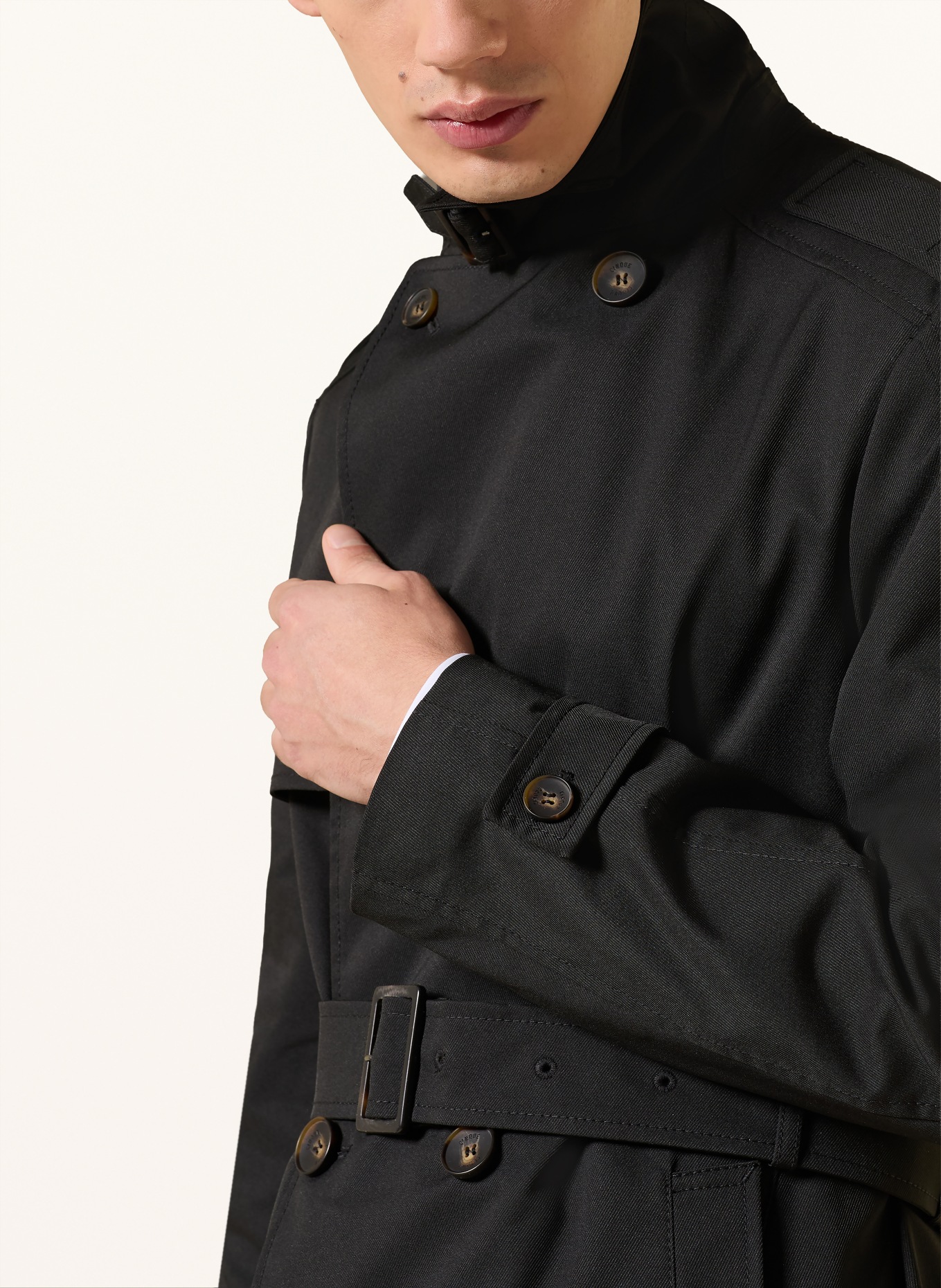 CINQUE Trenchcoat CIABERDEEN: SCHWARZ