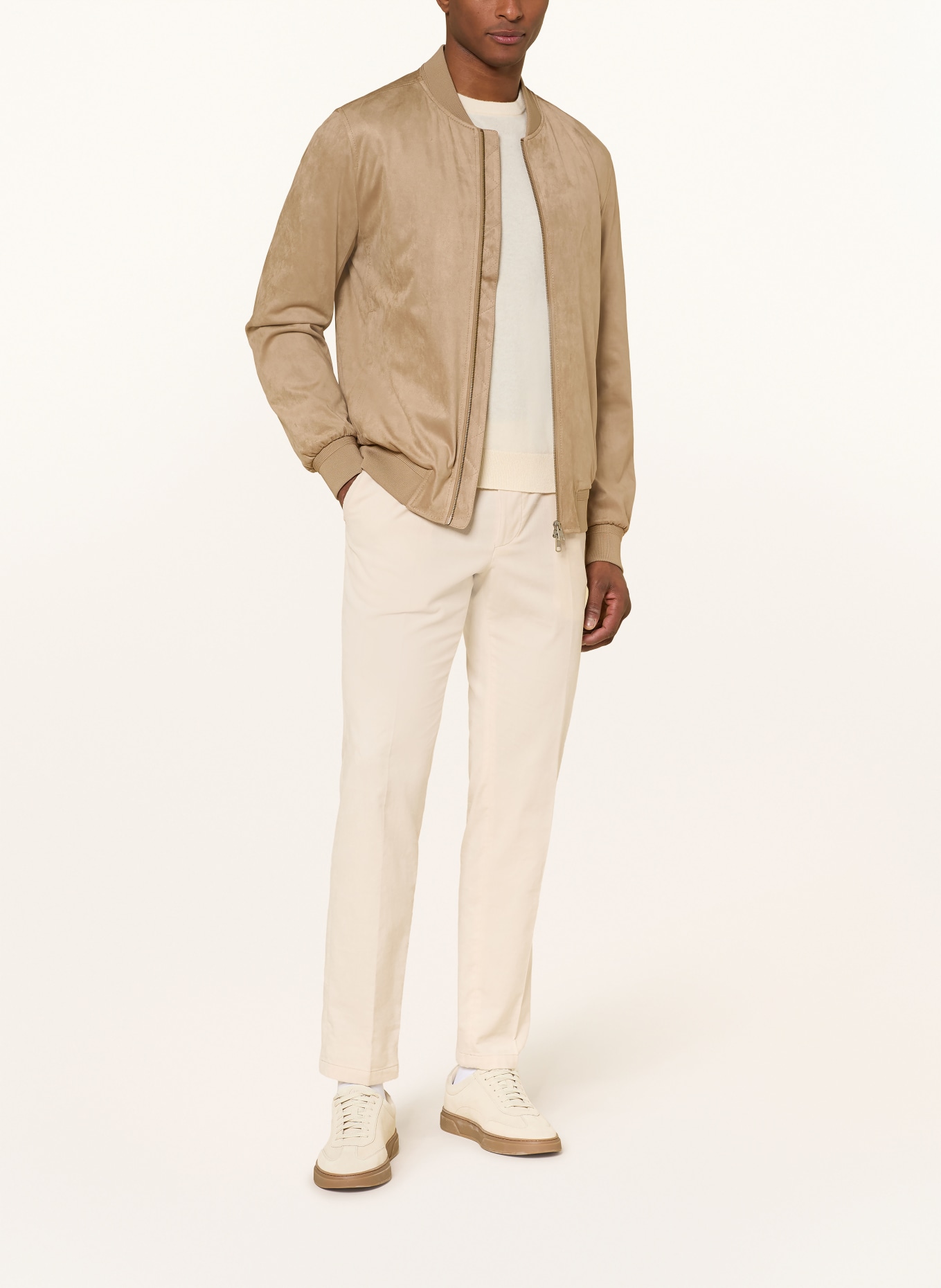 CINQUE Bunda CIRAPID v koženém vzhledu: SVĚTLE HNĚDÁ