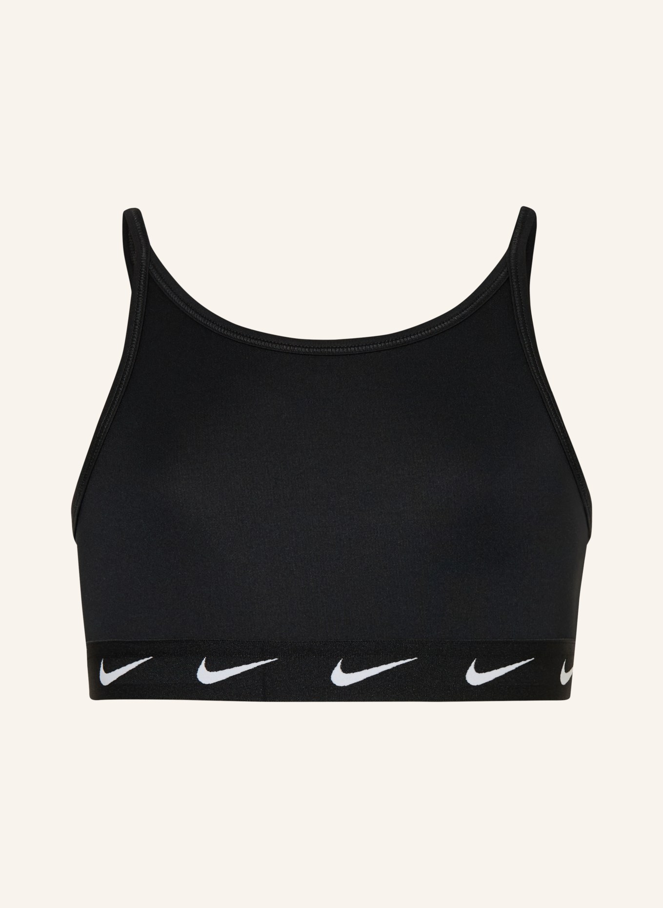 Nike Bustier DRI FIT ONE: SCHWARZ