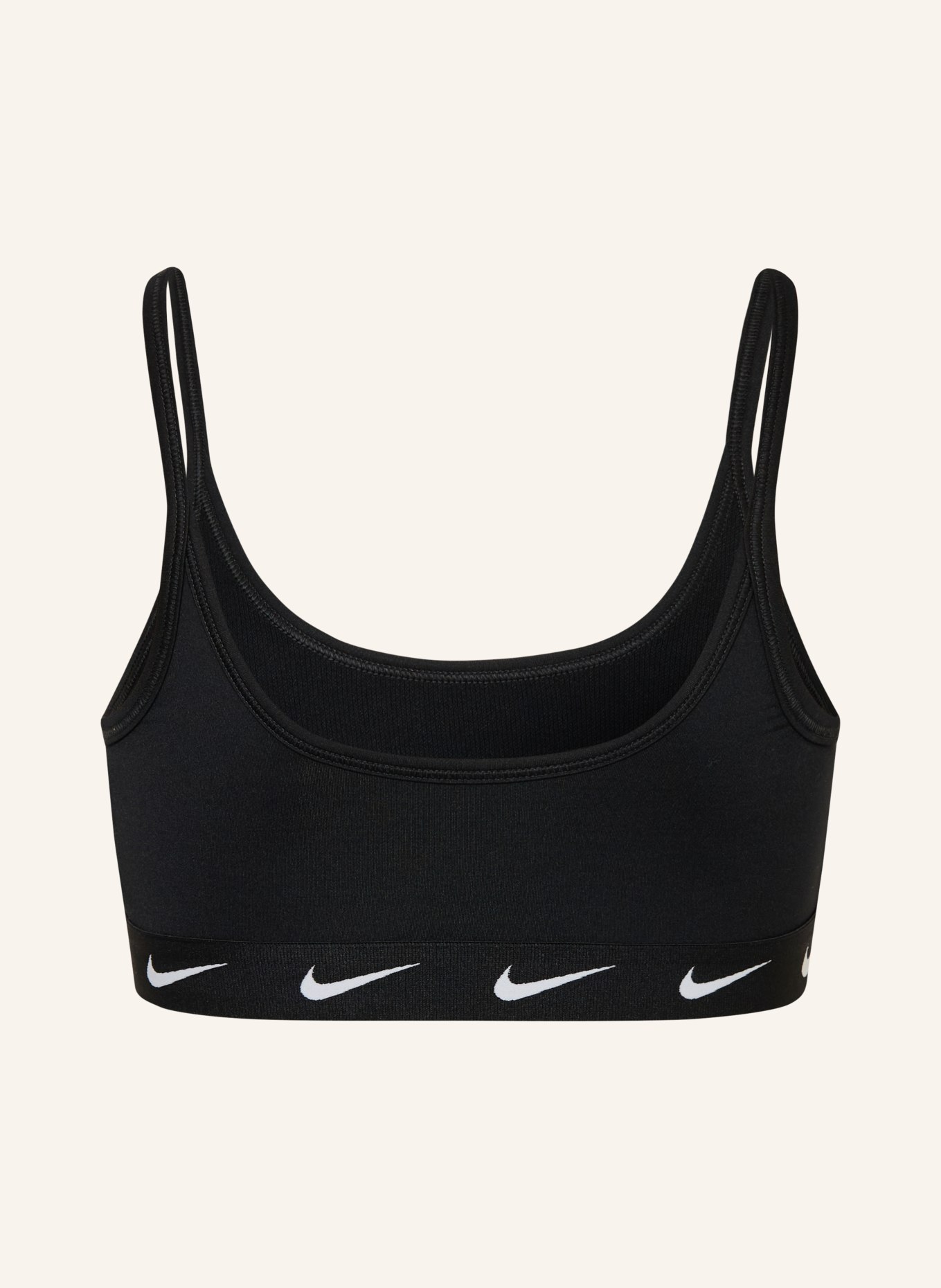 Nike Bustier DRI FIT ONE: SCHWARZ
