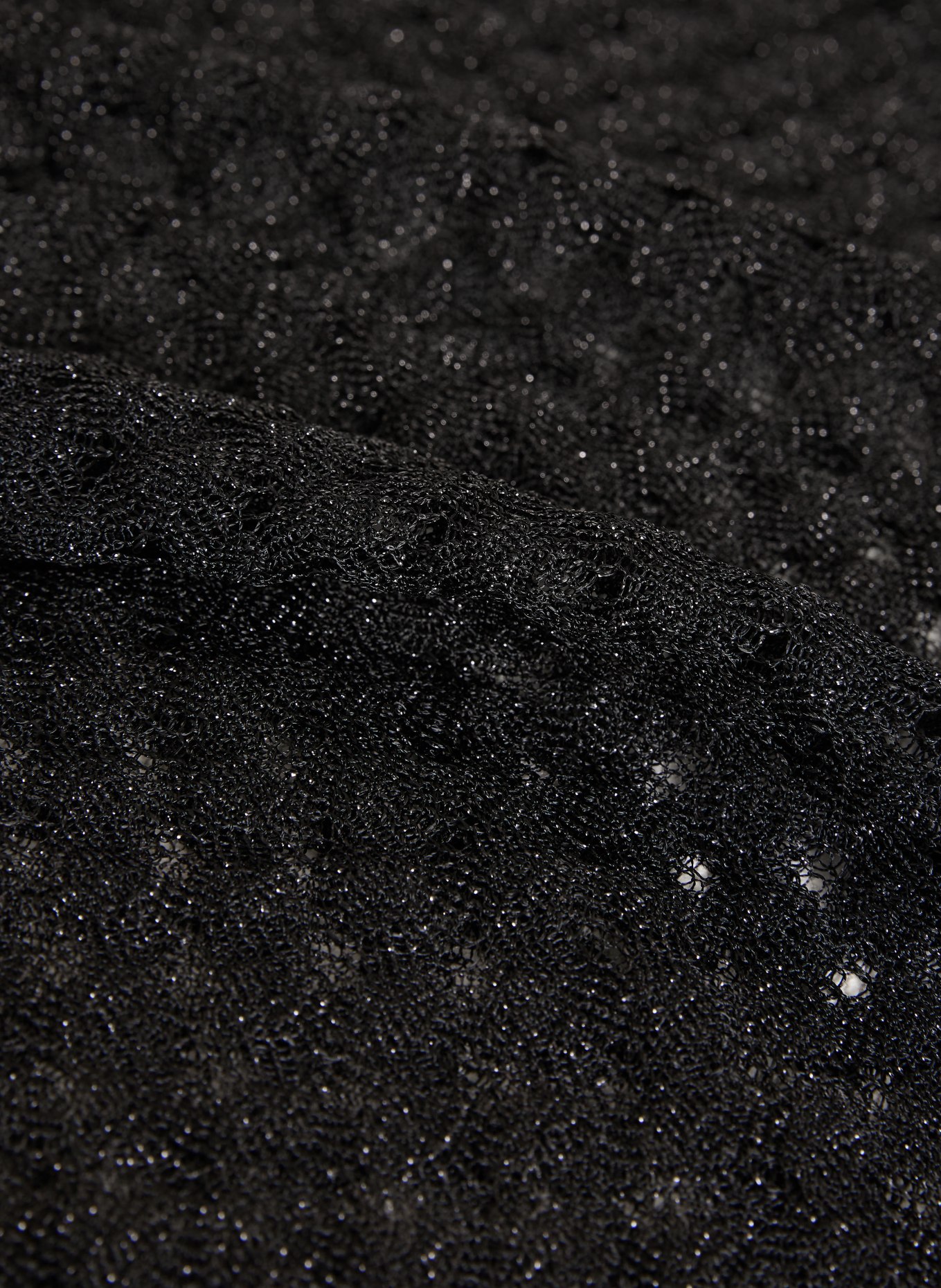 MISSONI Wickelrock mit Glitzergarn: SCHWARZ