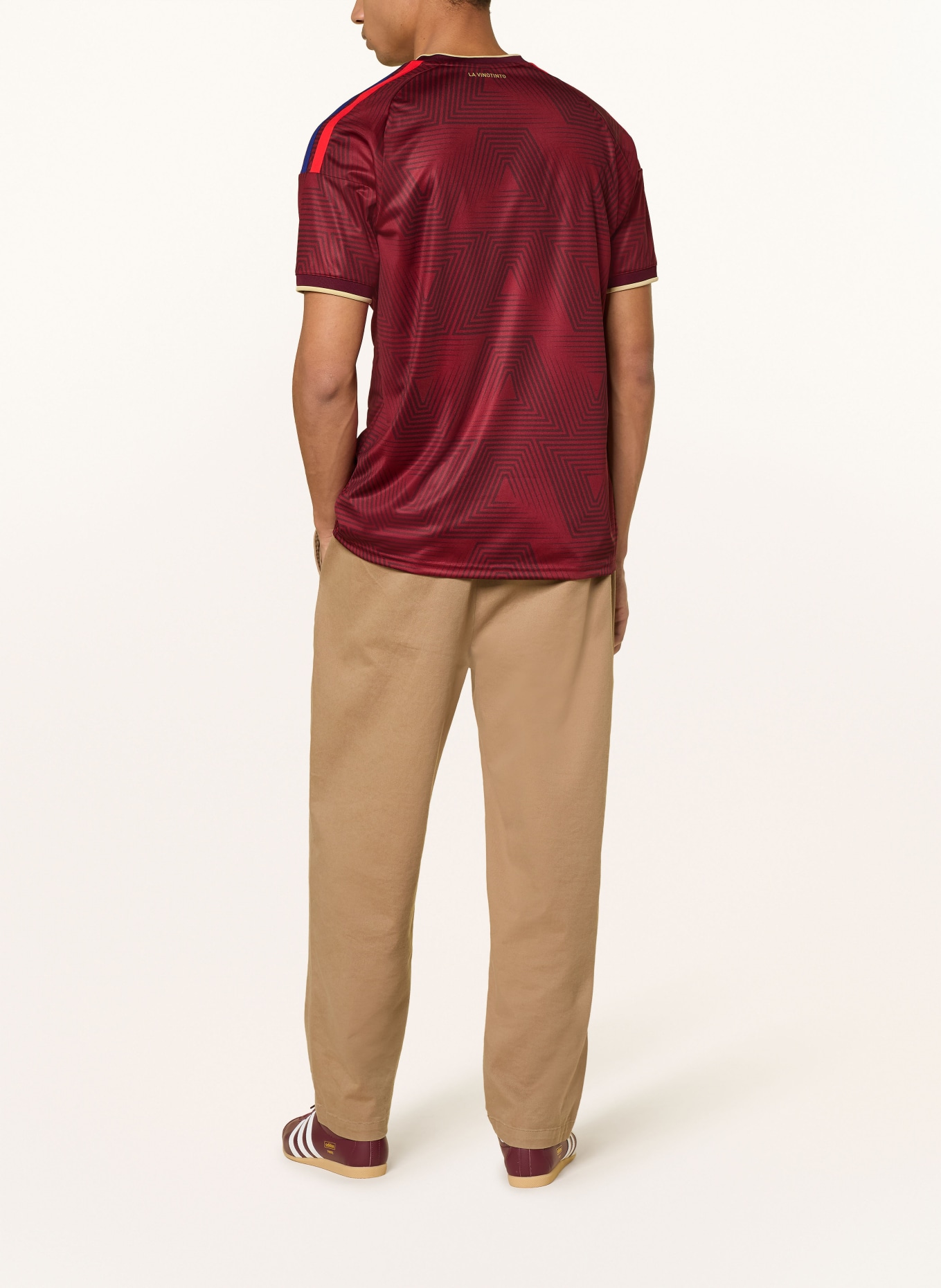 adidas Heimtrikot VENEZUELA 26 für Herren: DUNKELROT / GELB / SCHWARZ