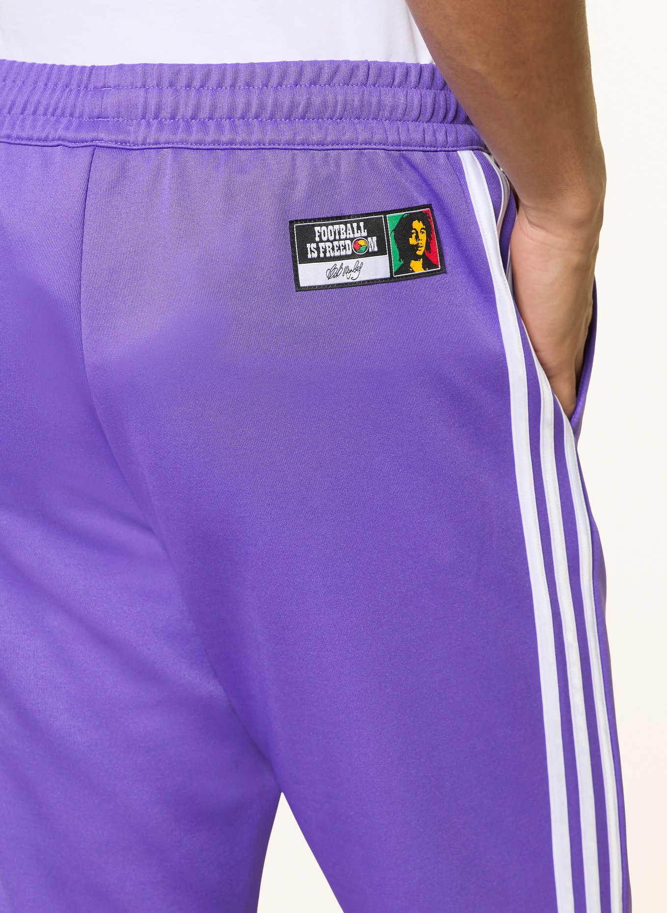 adidas Track Pants BOB MARLEY ORIGINALS: LILA / WEISS