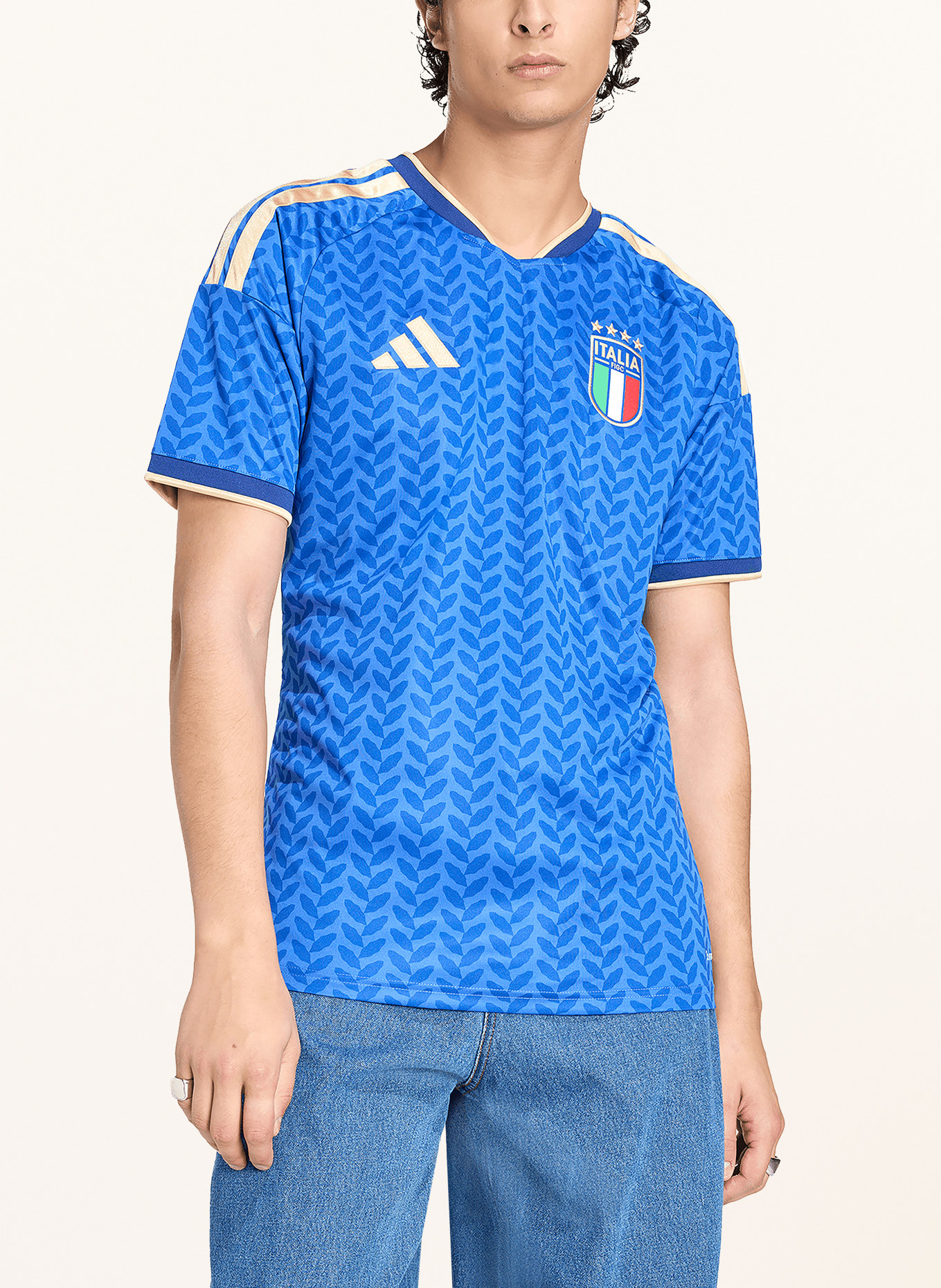 adidas Heimtrikot ITALIEN 26 REPLICA: BLAU / GOLD / BLAU
