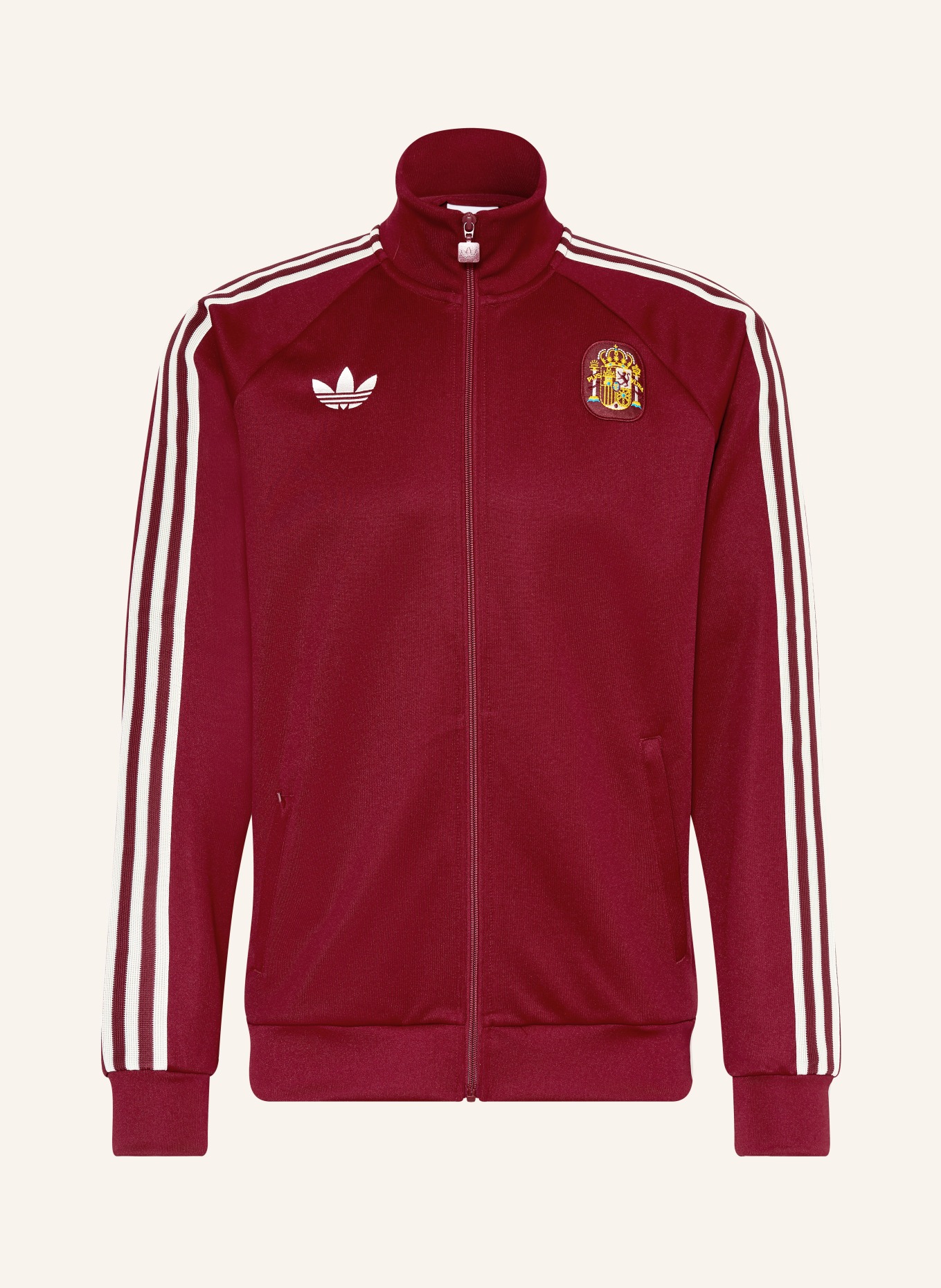 adidas Trainingsjacke SPANIEN ORIGINALS: DUNKELROT / WEISS