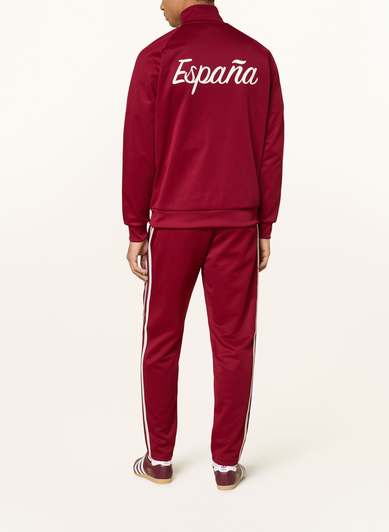 adidas Trainingsjacke SPANIEN ORIGINALS: DUNKELROT / WEISS