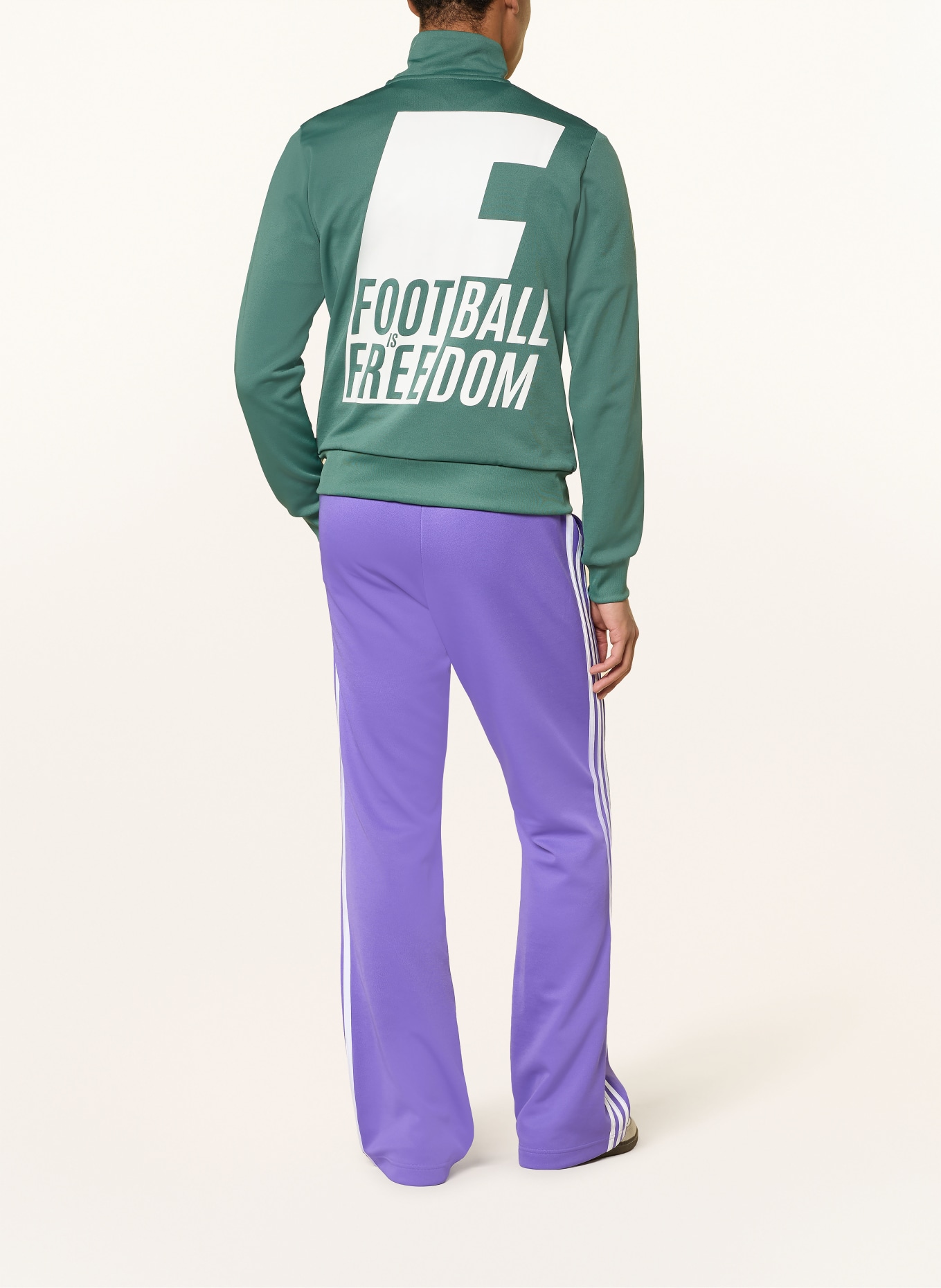 adidas BOB MARLEY ORIGINALS training jacket: GREEN / WHITE