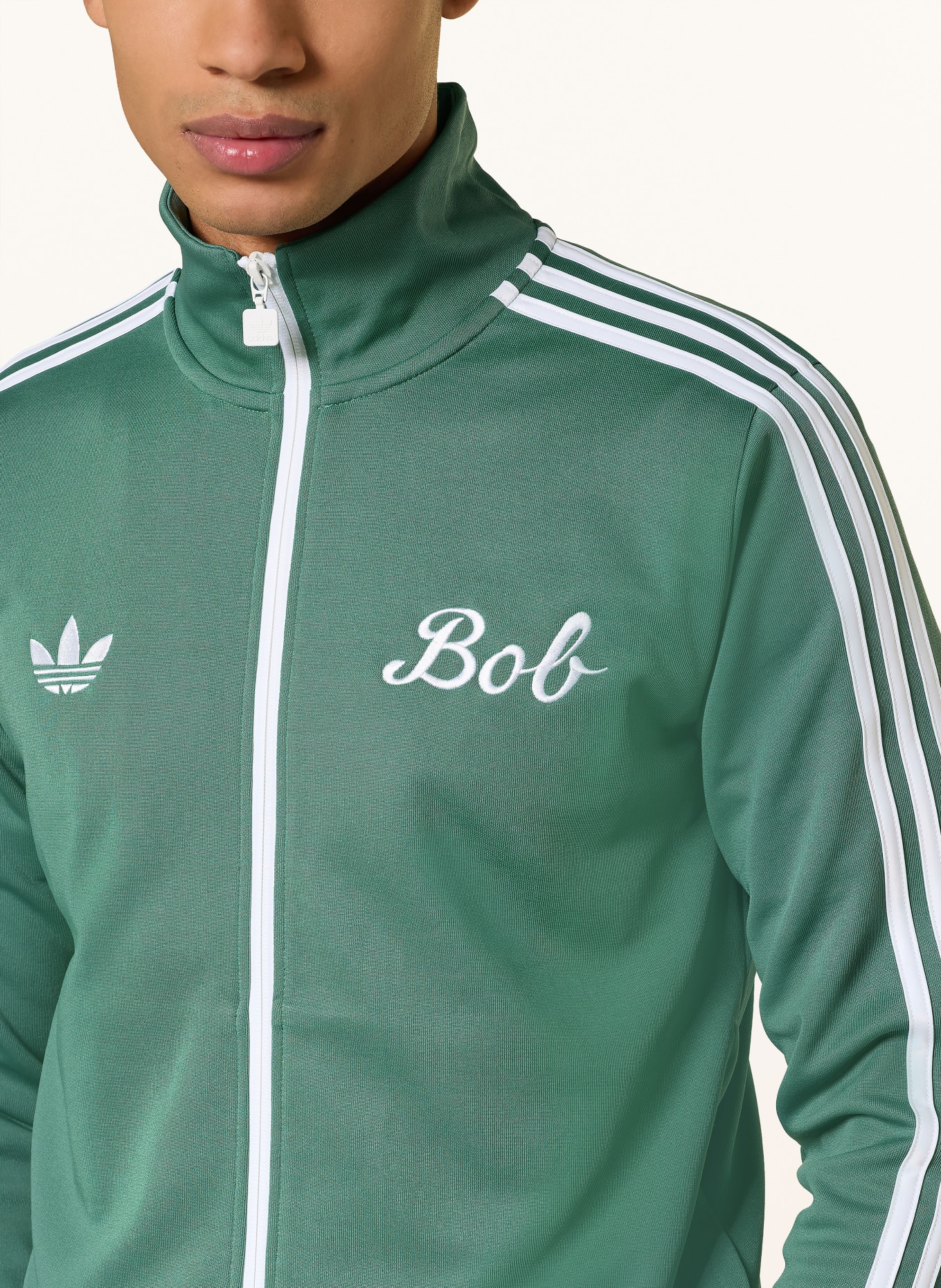 adidas BOB MARLEY ORIGINALS training jacket: GREEN / WHITE
