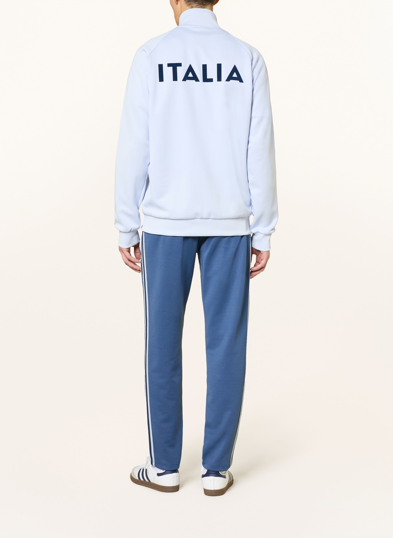 adidas Kurtka treningowa ITALIEN ORIGINALS: JASNONIEBIESKI / NIEBIESKI