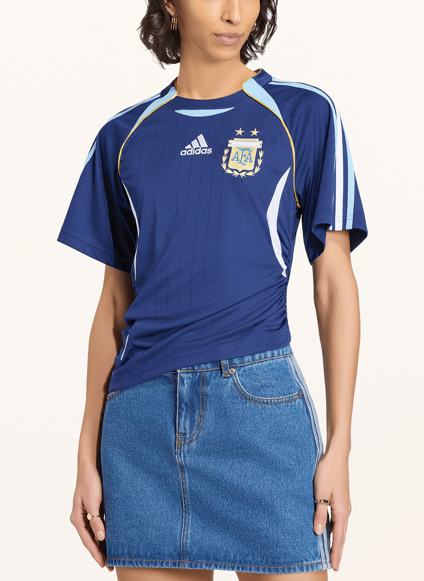 adidas Trikot ARGENTINA RECONSTRUCTED BRINGBACK: DUNKELBLAU / HELLBLAU / WEISS