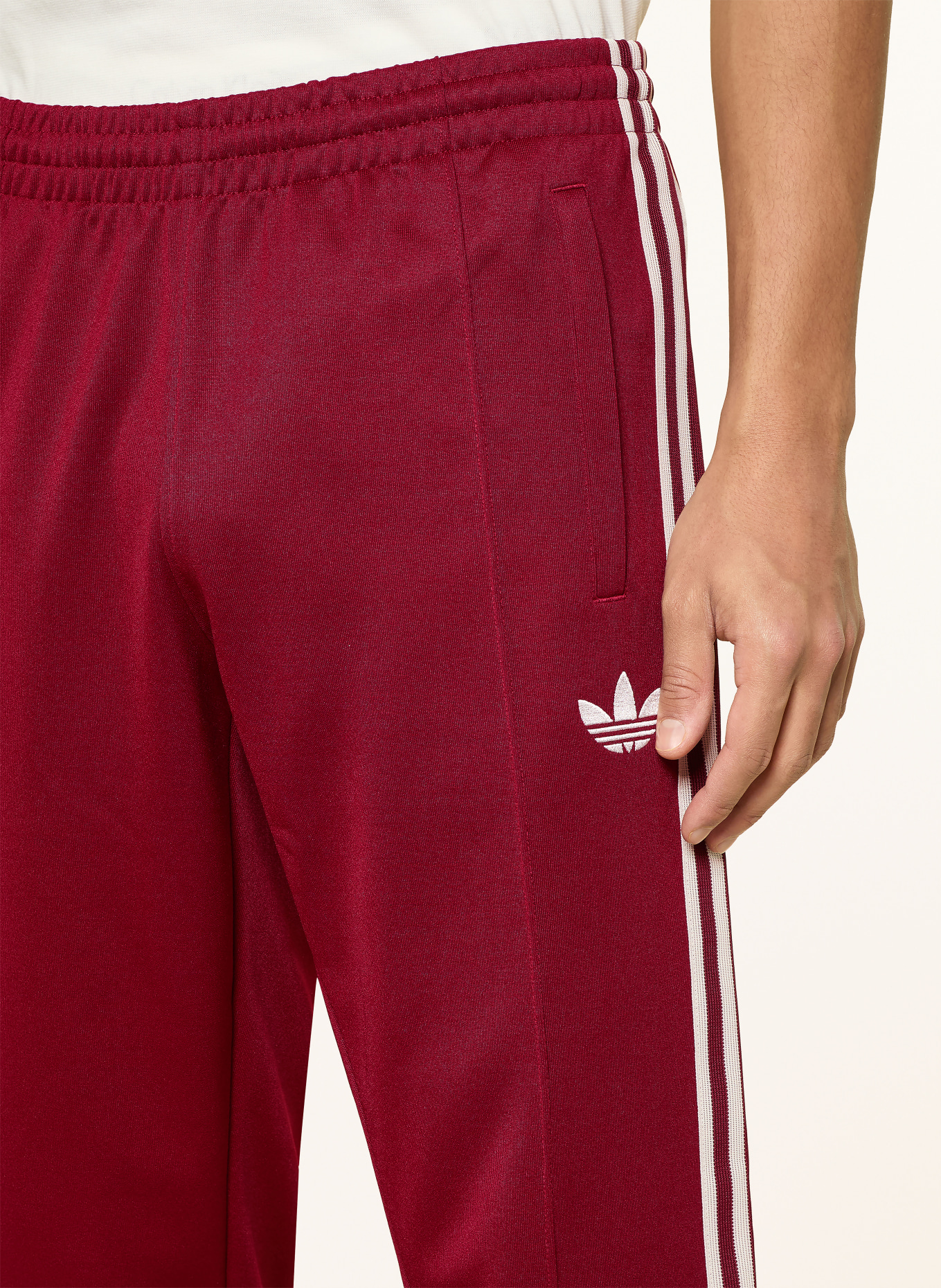 adidas Spodnie dresowe HISZPANIA: CIEMNOCZERWONY