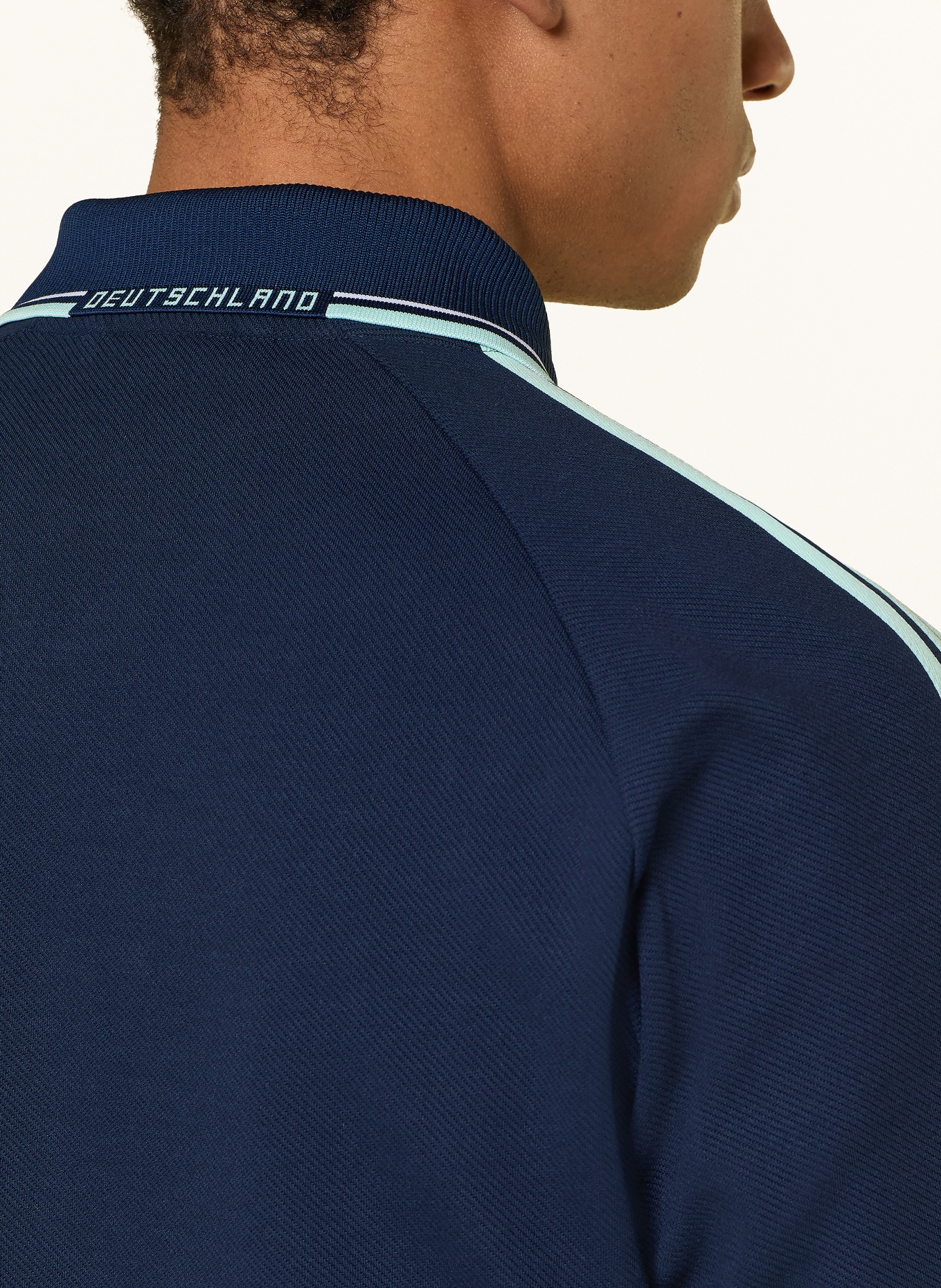 adidas Kurtka treningowa NIEMCY NA WYJEŹDZIE ANTHEM: NIEBIESKI / TURKUSOWY