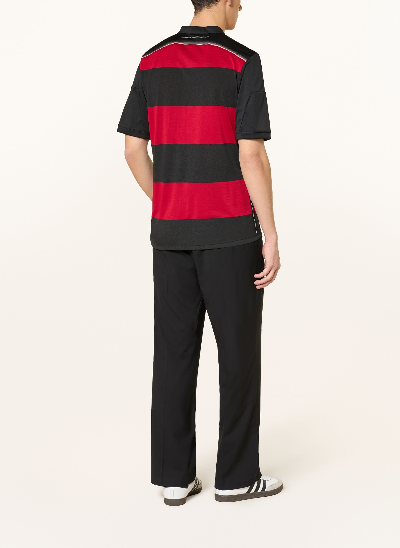 adidas Auswärtstrikot DEUTSCHLAND 2014: SCHWARZ / ROT / WEISS