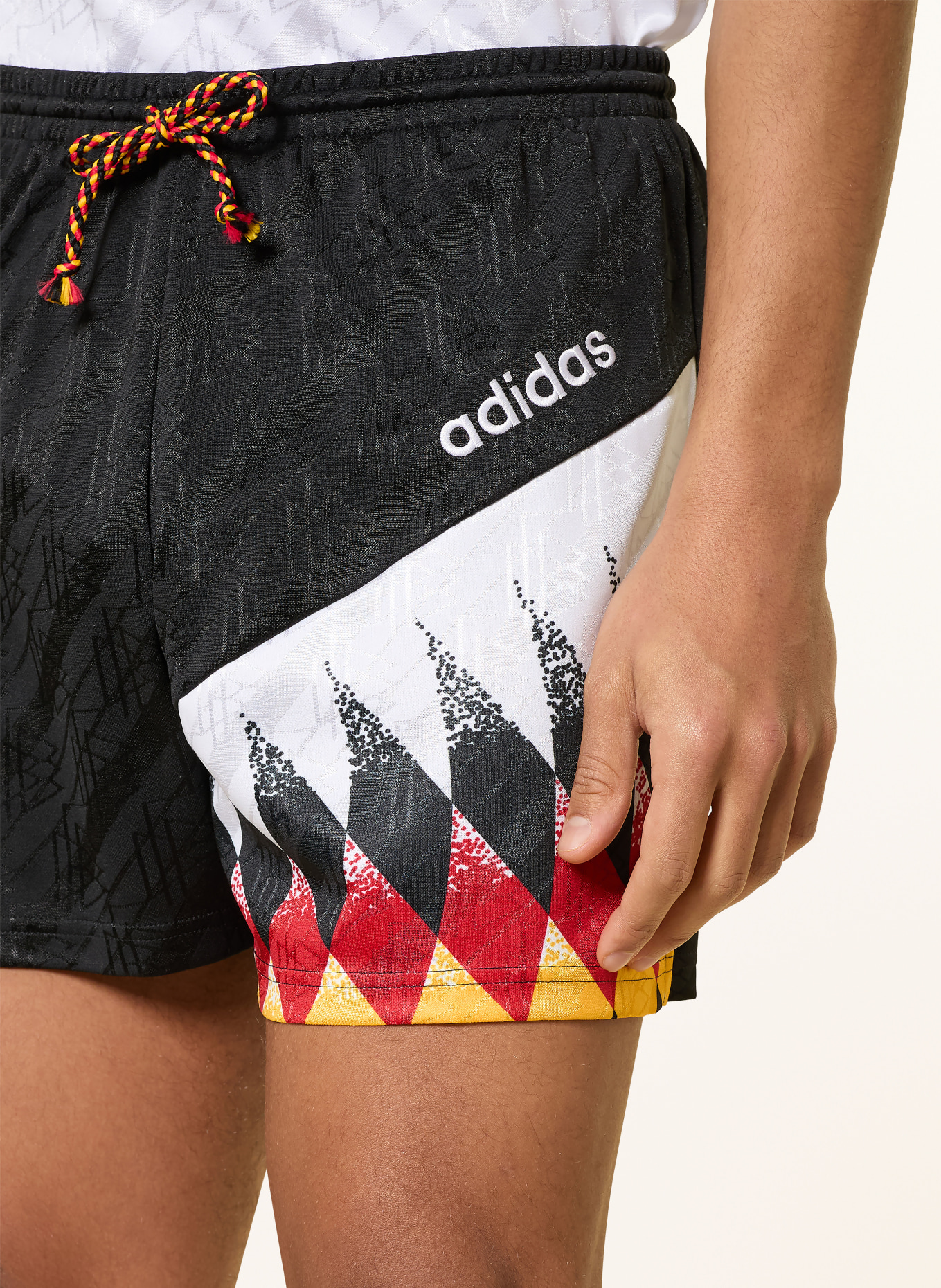 adidas Shorts GERMANY 1994: BLACK / WHITE