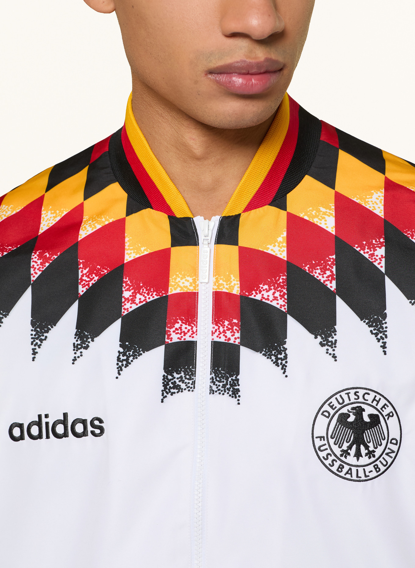 adidas Germany 1994 Training Jacket: WHITE / BLACK
