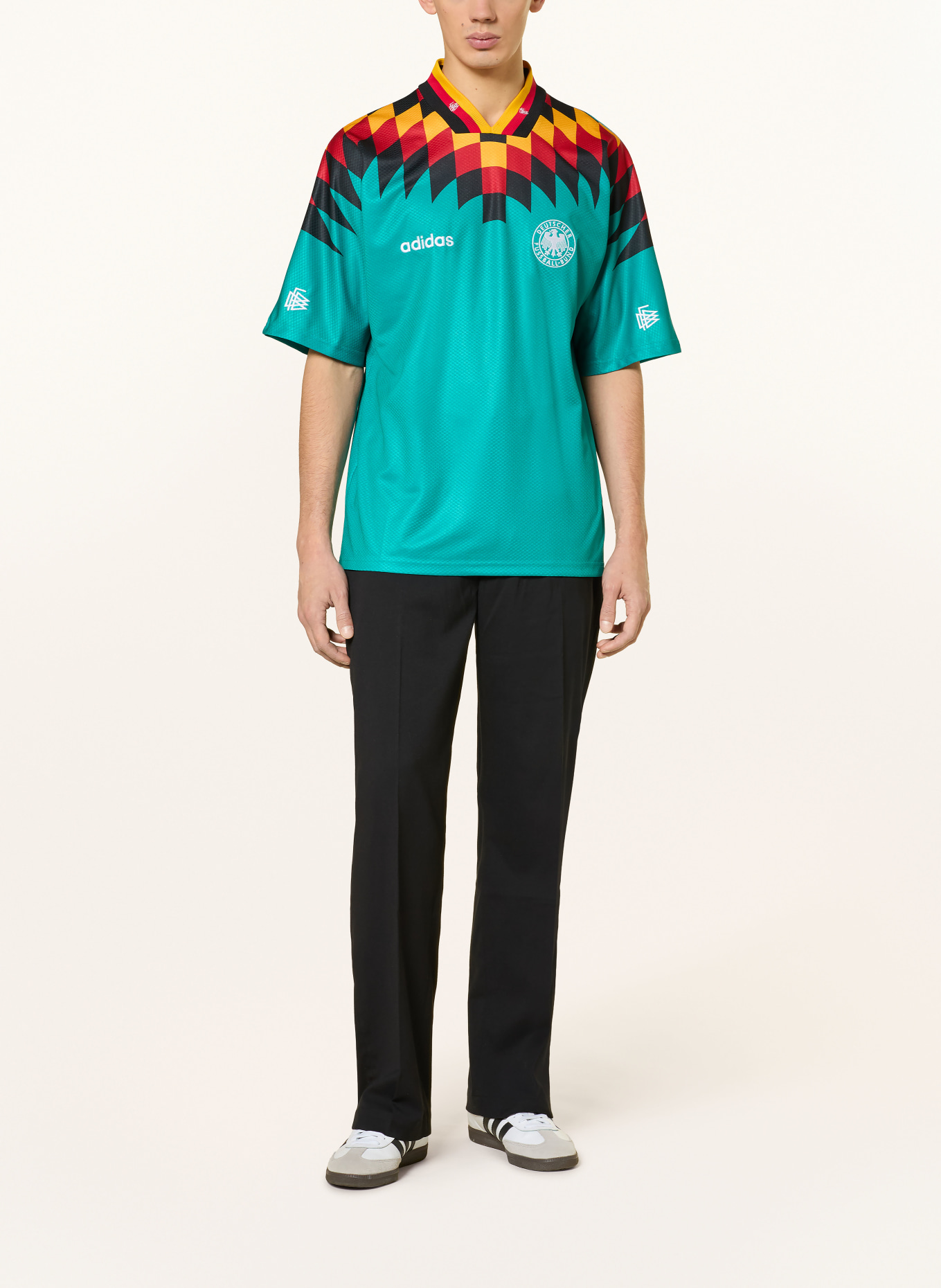 adidas Auswärtstrikot DEUTSCHLAND 2026: PETROL / WEISS