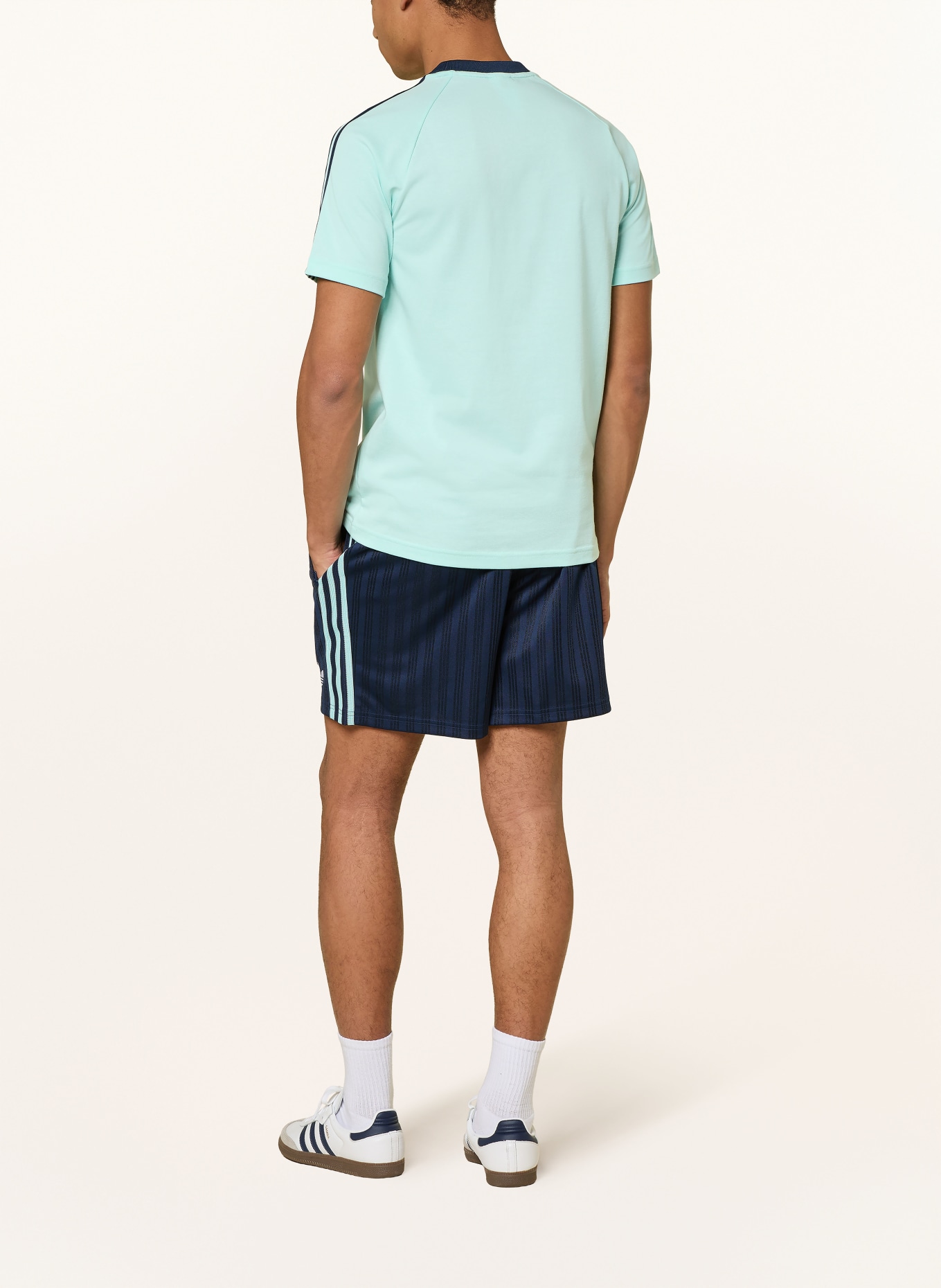 adidas T-Shirt DEUTSCHLAND ORIGINALS: TÜRKIS / BLAU