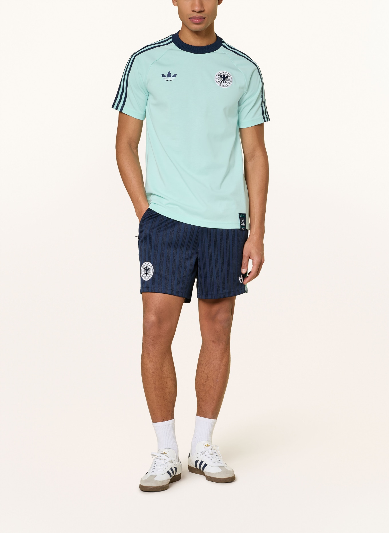 adidas Shorts DEUTSCHLAND ORIGINALS: BLAU / TÜRKIS