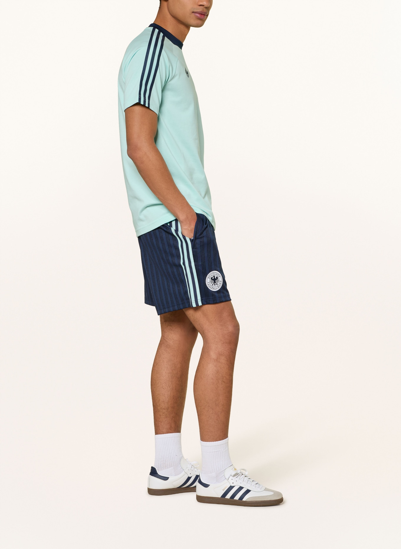 adidas Shorts DEUTSCHLAND ORIGINALS: BLAU / TÜRKIS