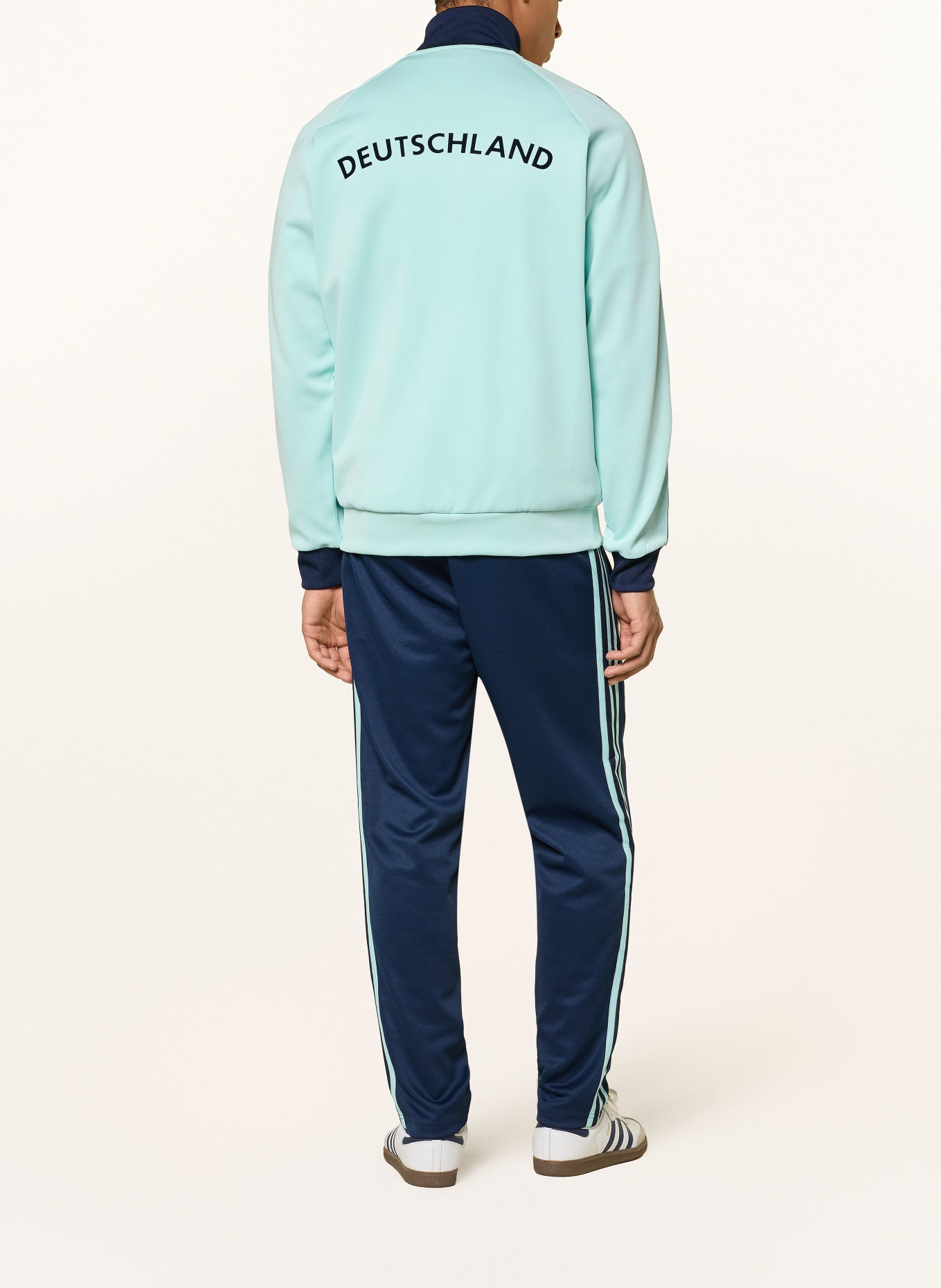adidas Trainingsjacke DEUTSCHLAND ORIGINALS: TÜRKIS / BLAU