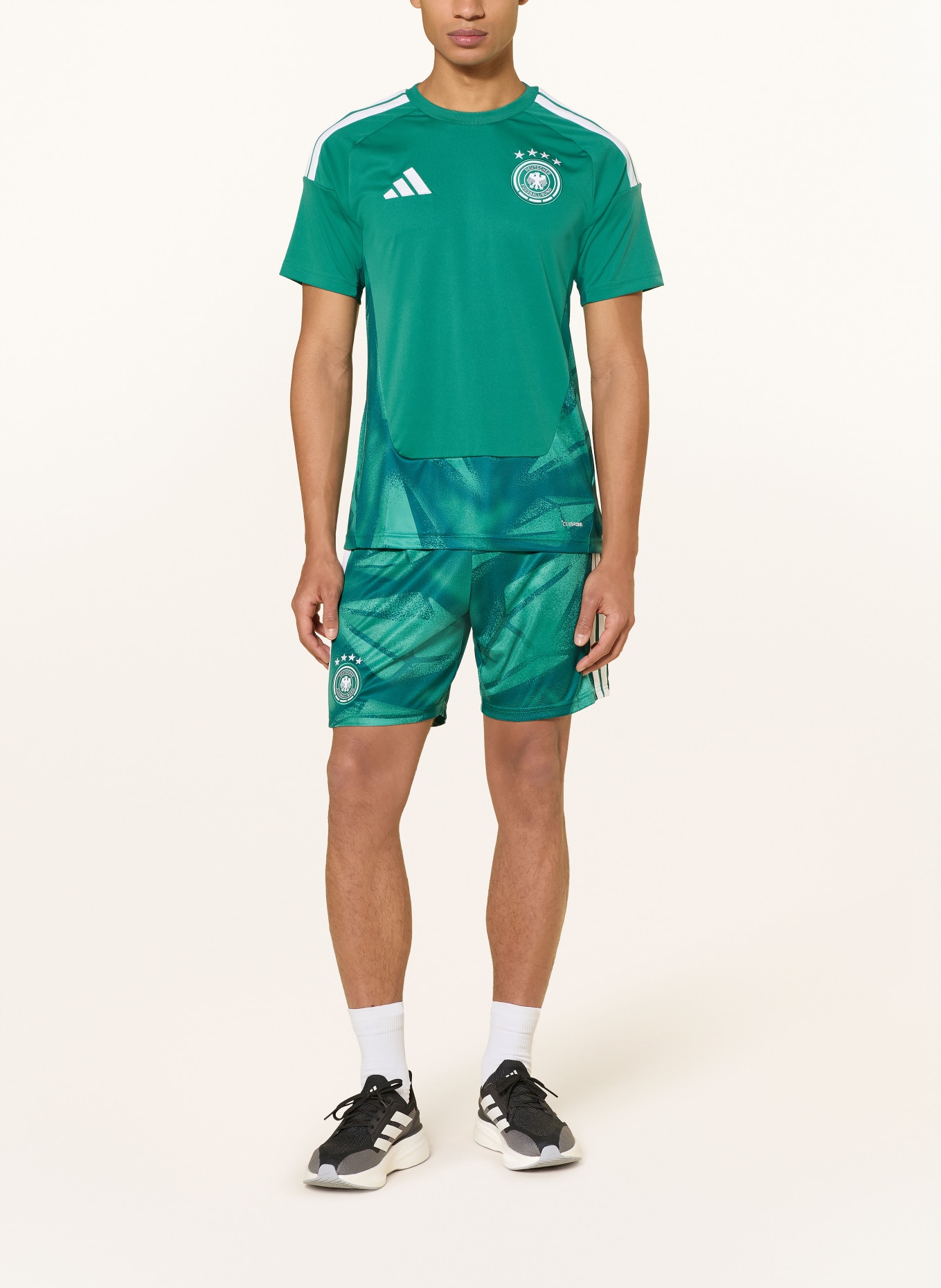 adidas Torwarttrikothose DEUTSCHLAND 26: PETROL / WEISS