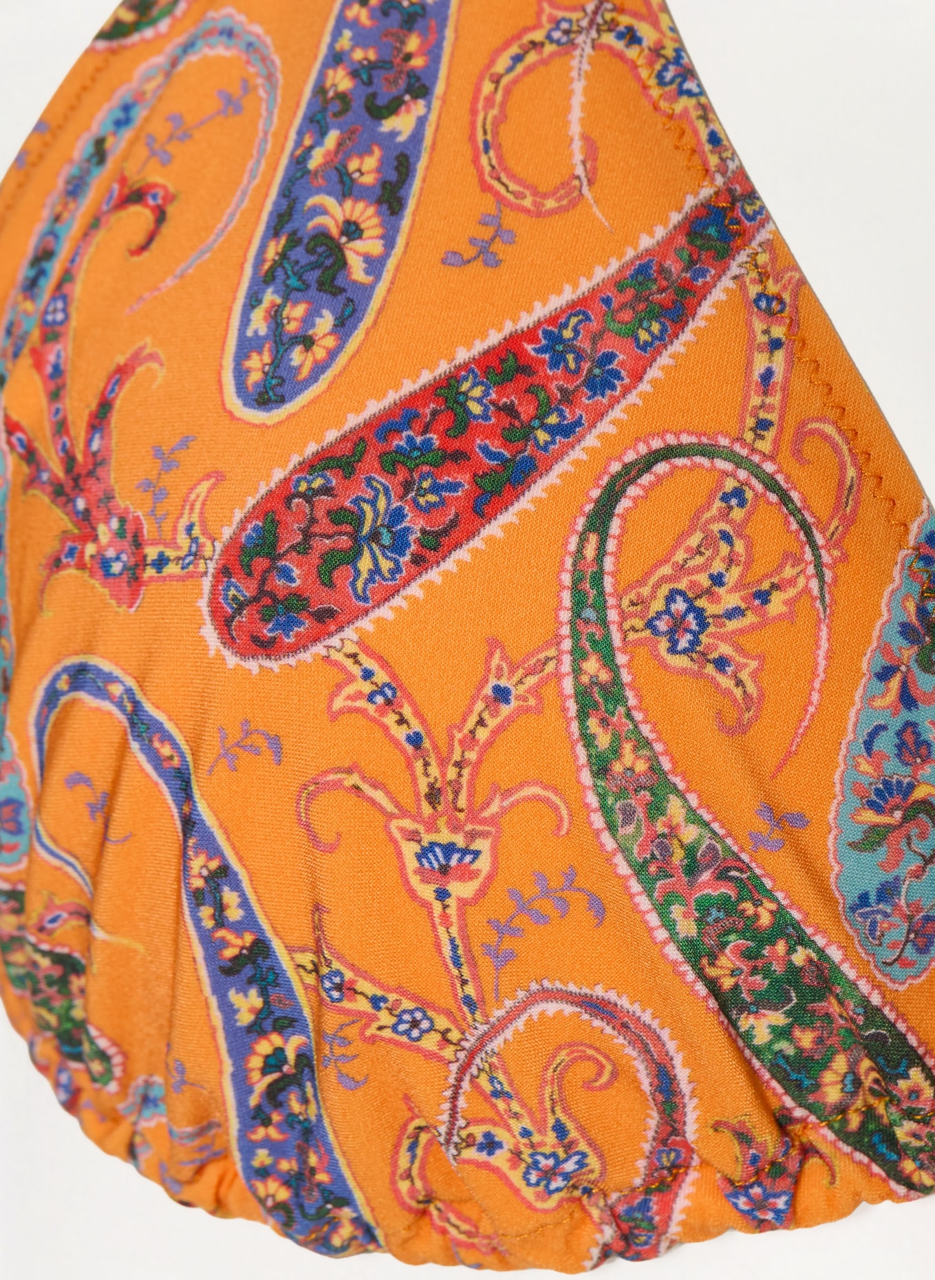 ETRO Triangel-Bikini: ORANGE / ROT / GRÜN