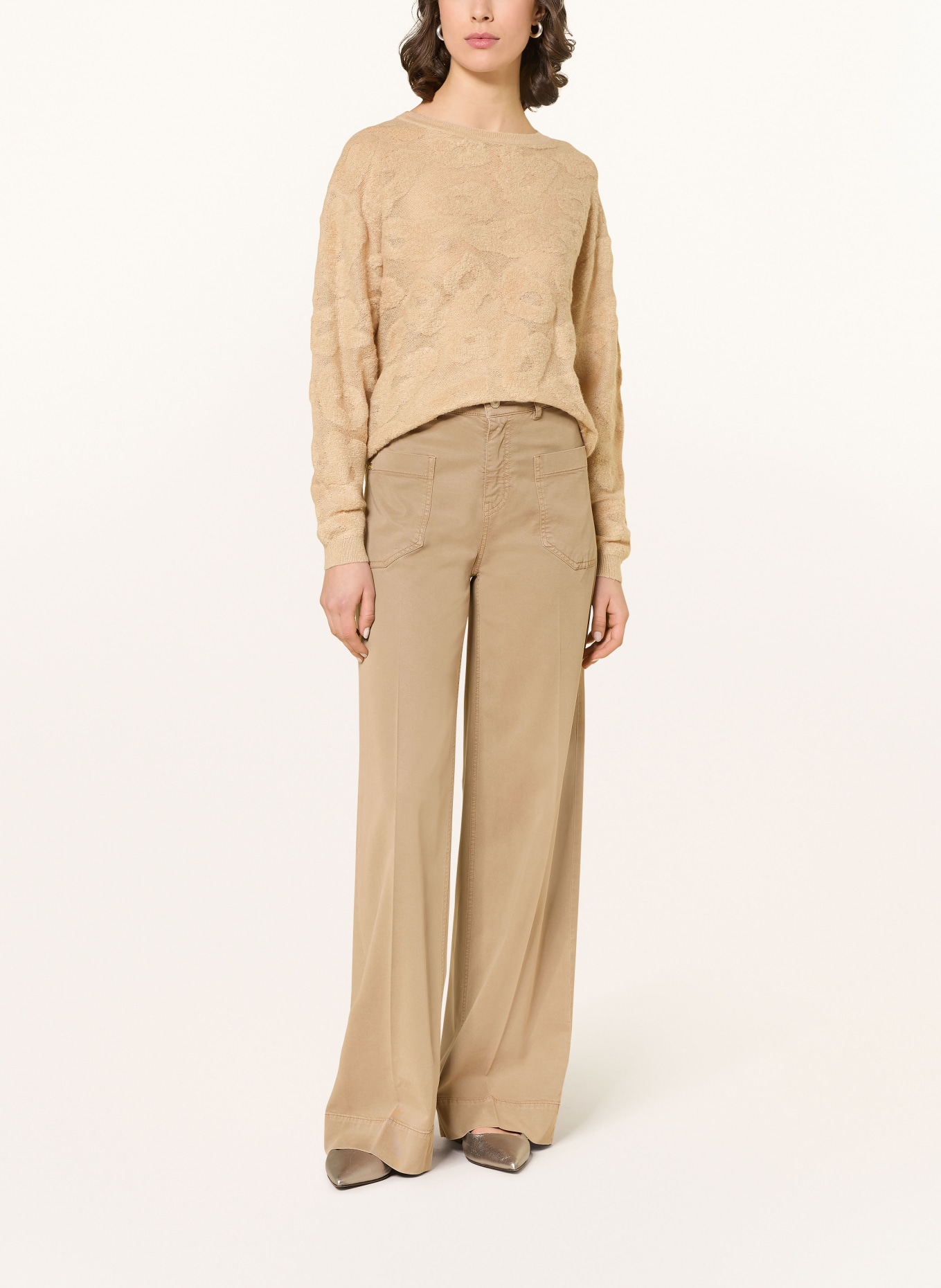 LUISA CERANO Pullover: BEIGE