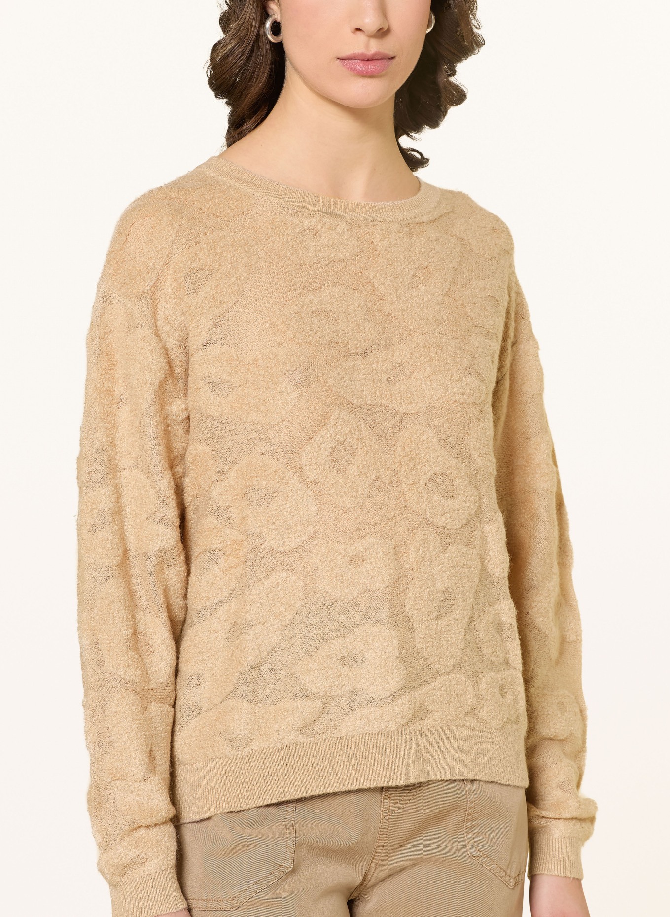 LUISA CERANO Pullover: BEIGE