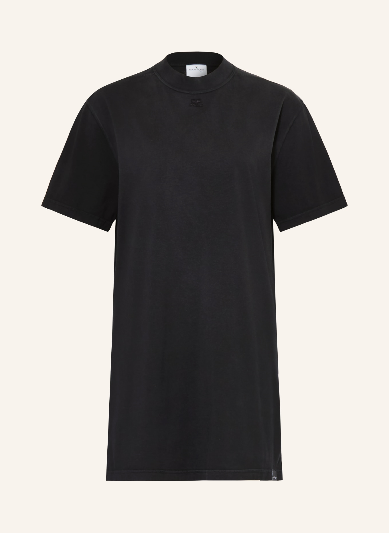 Courrèges Jerseykleid: SCHWARZ