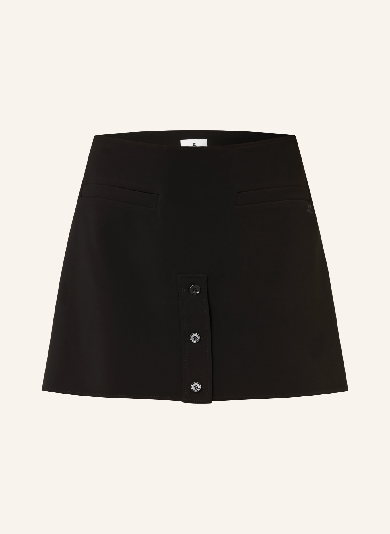 Courrèges spódnica: CZARNY