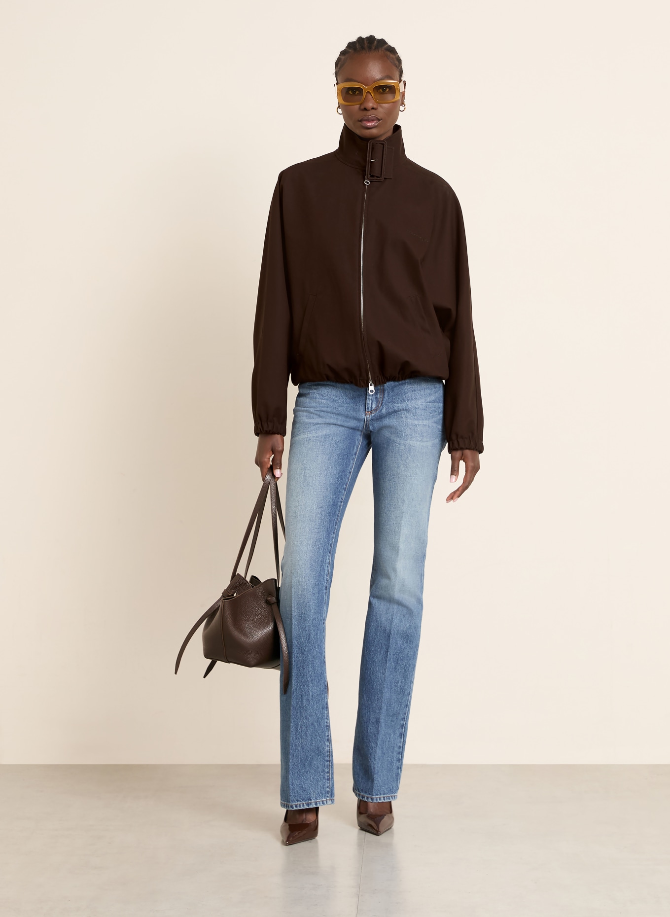 Courrèges Blouson: DUNKELBRAUN