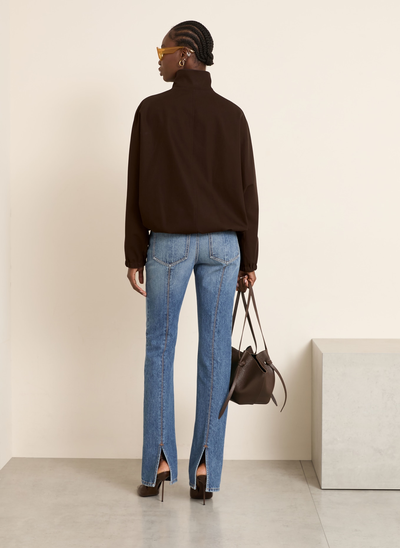 Courrèges Blouson: DUNKELBRAUN