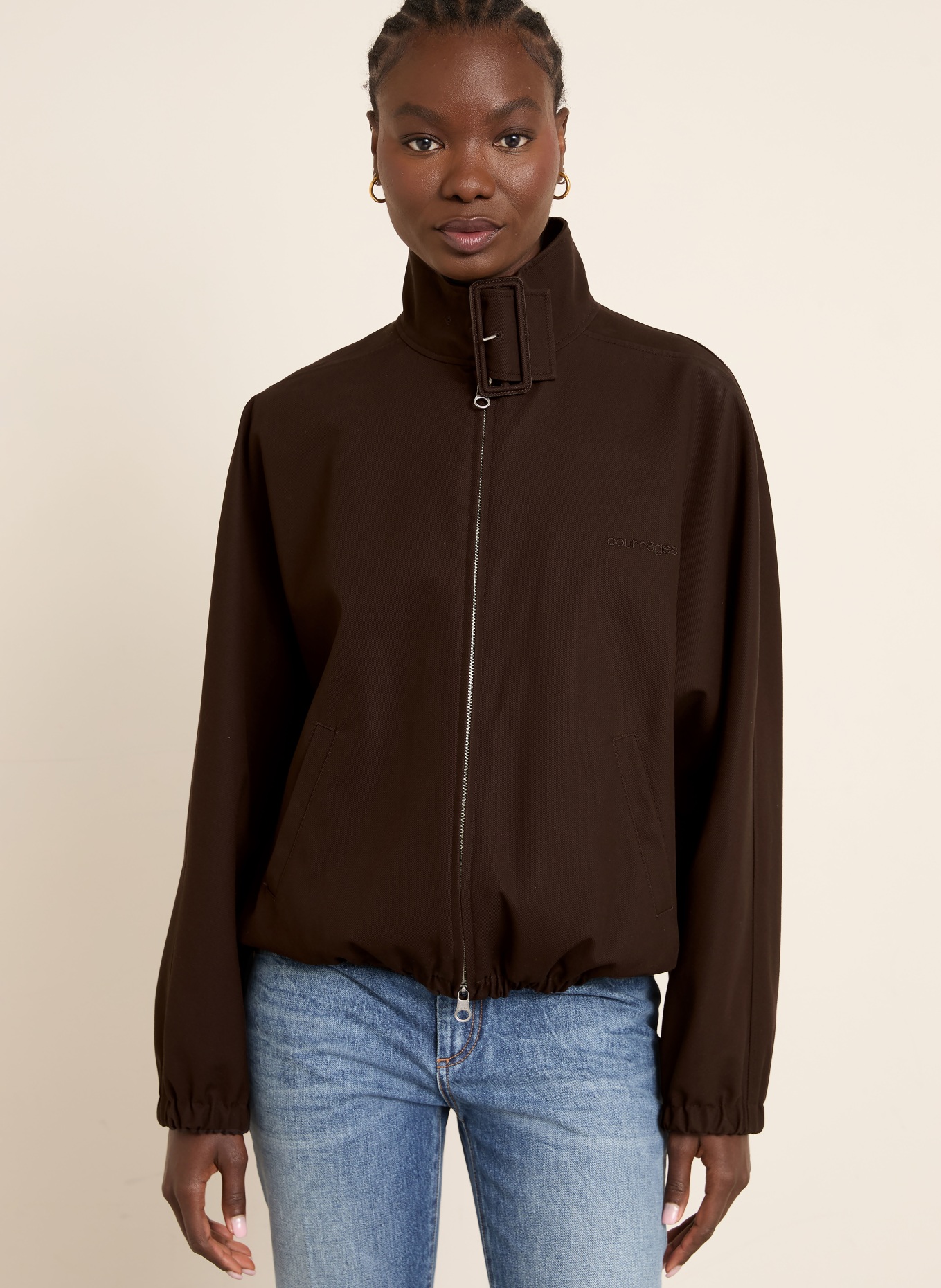 Courrèges Blouson: DUNKELBRAUN