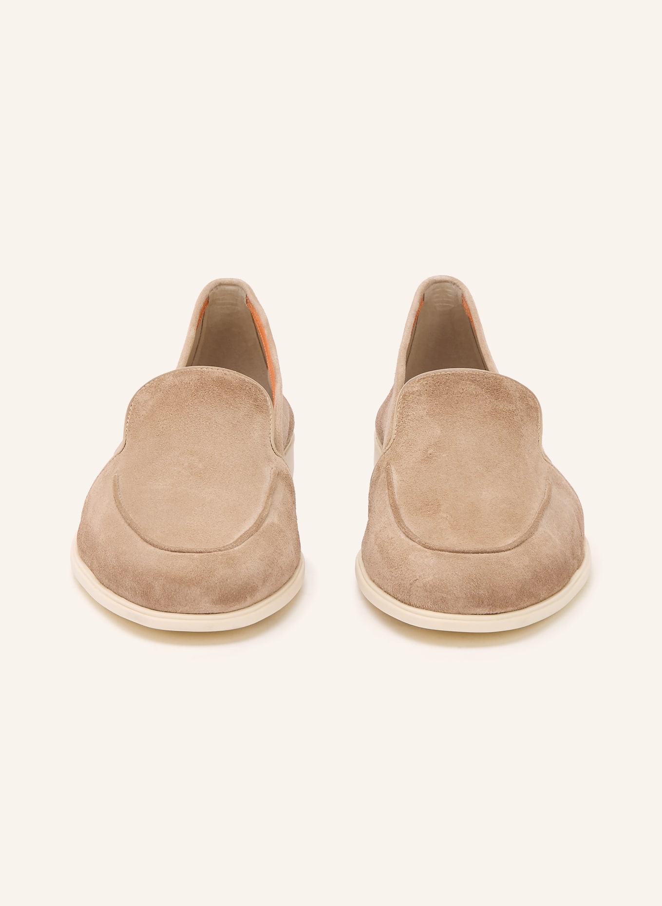 Santoni Slipper MALIBU: HELLBRAUN