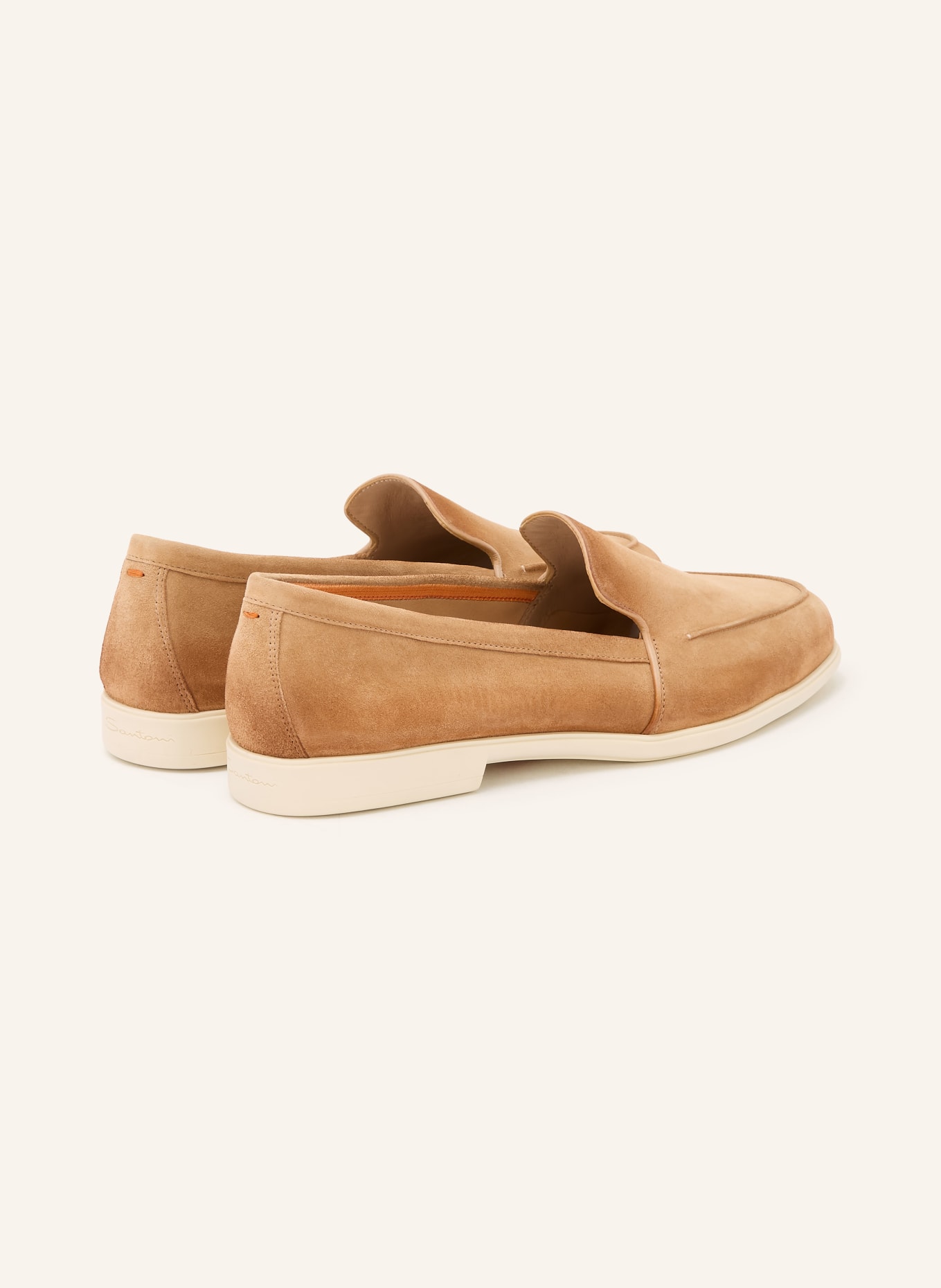 Santoni Kapcie MALIBU: CAMELOWY