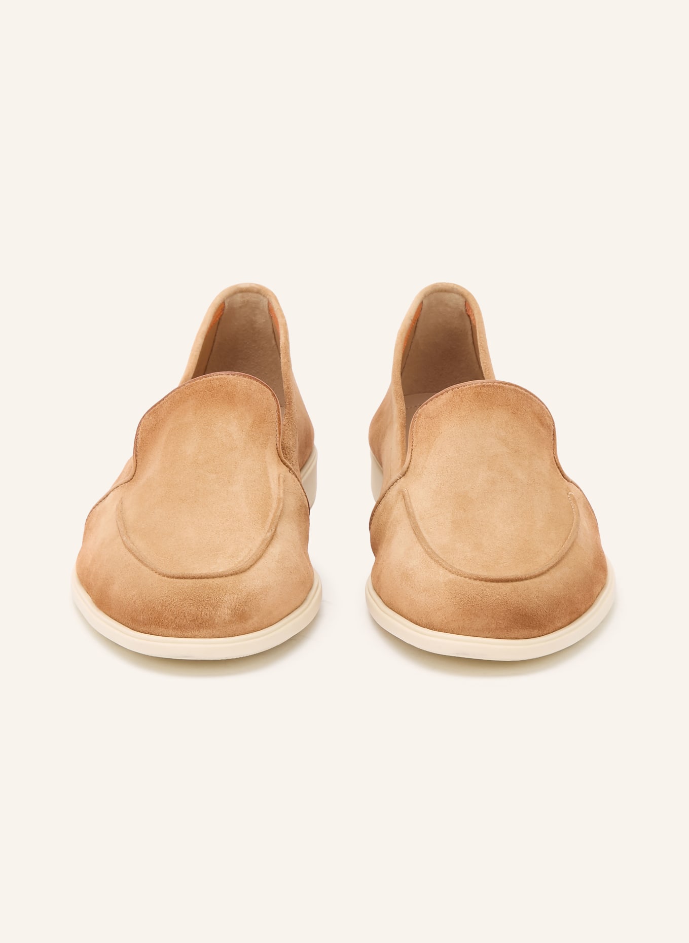 Santoni Kapcie MALIBU: CAMELOWY