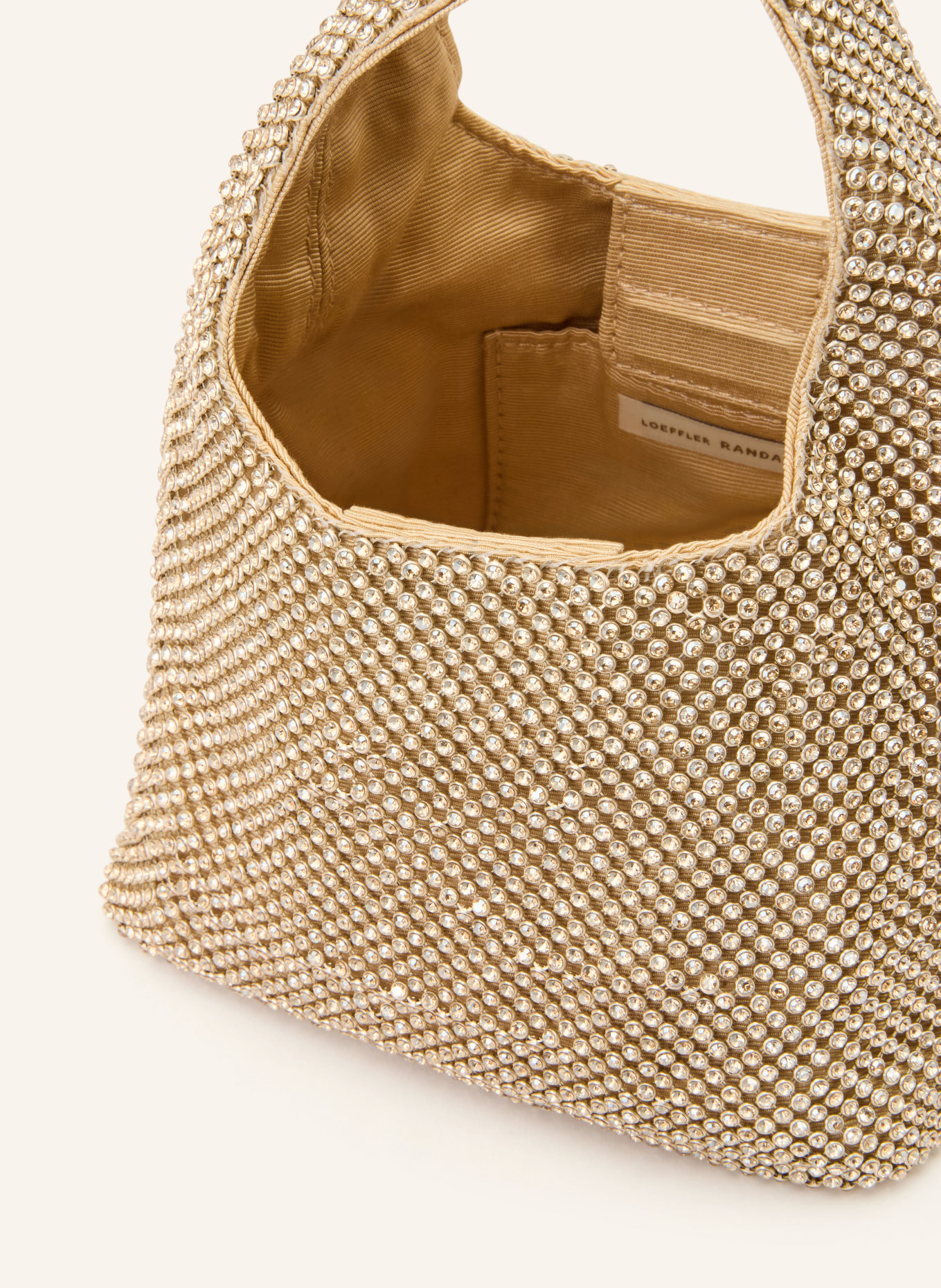 LOEFFLER RANDALL Torebka KENZIE z kamieniami ozdobnymi: ZŁOTY