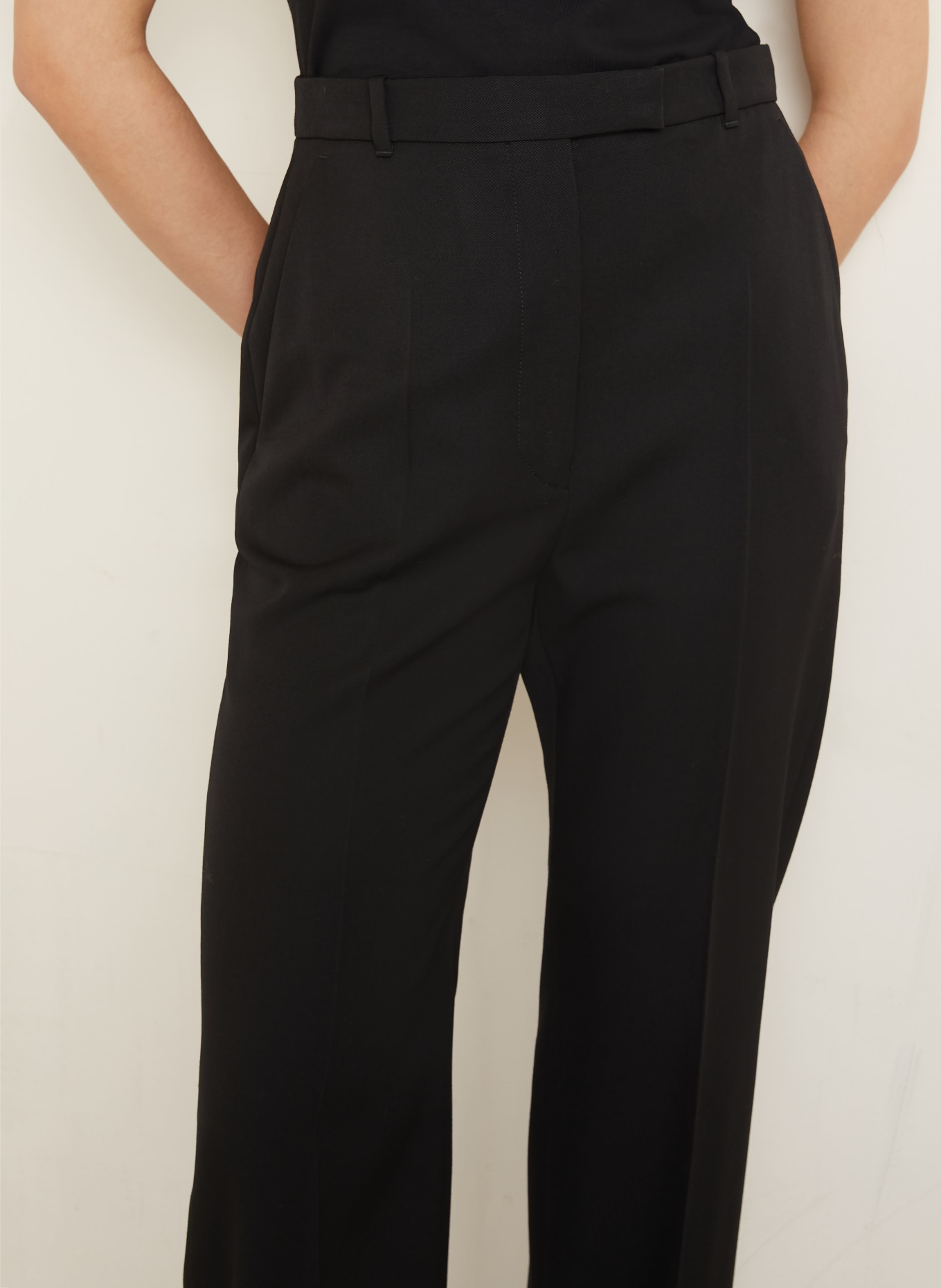 McQUEEN kalhoty: ČERNÁ