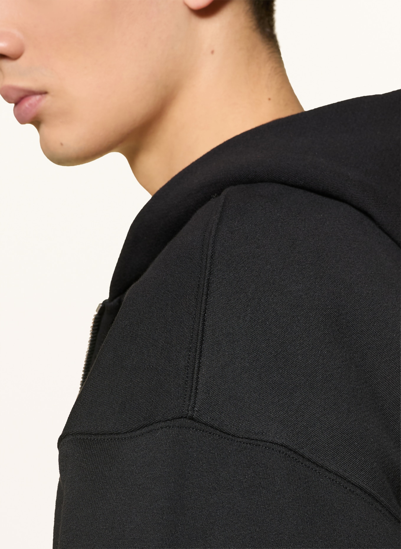 COLE BUXTON Sweatjacke: SCHWARZ