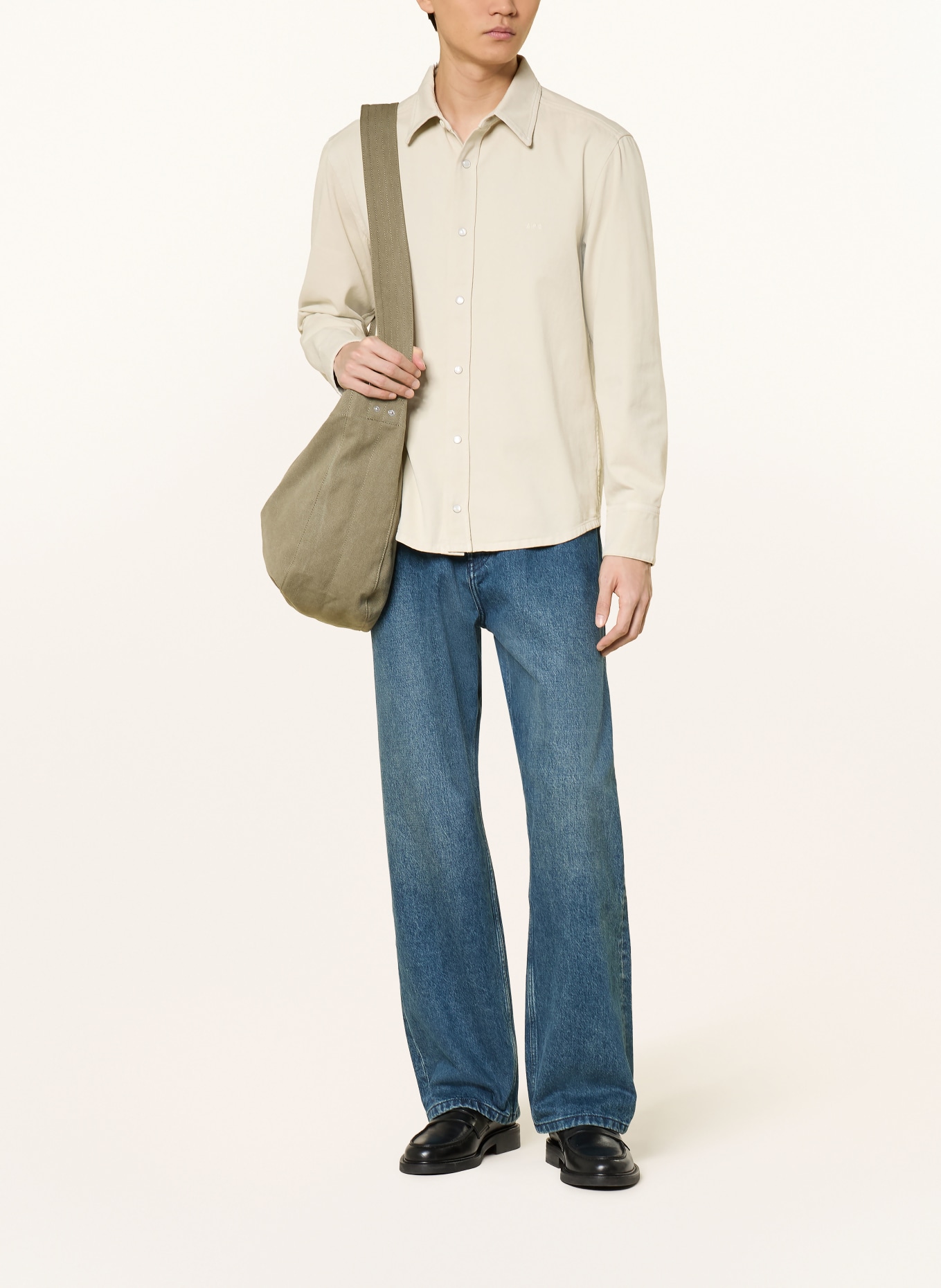 A.P.C. Hemd Comfort Fit: BEIGE