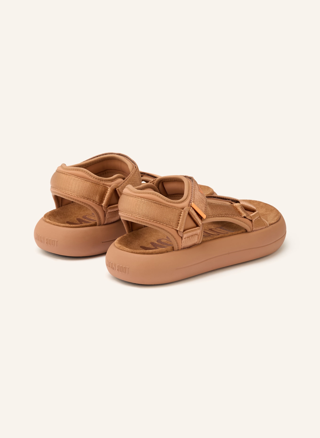 MOON BOOT Sandały płaskie MB SUPER SANDAL: BRĄZOWY