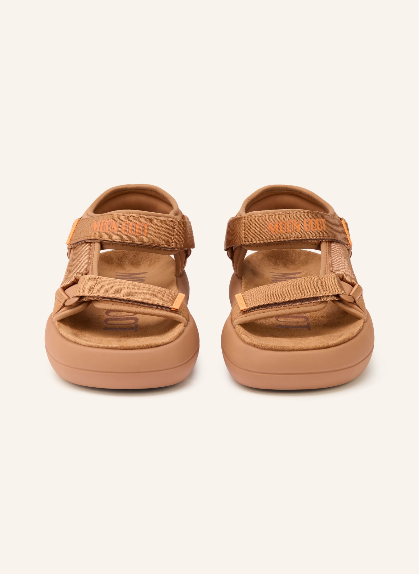 MOON BOOT Sandały płaskie MB SUPER SANDAL: BRĄZOWY