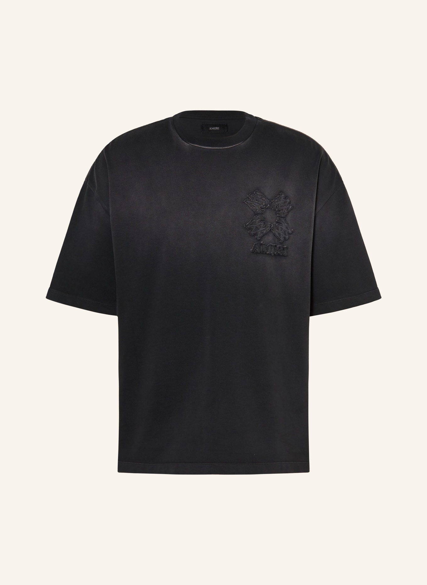 AMIRI Oversized-Shirt: SCHWARZ