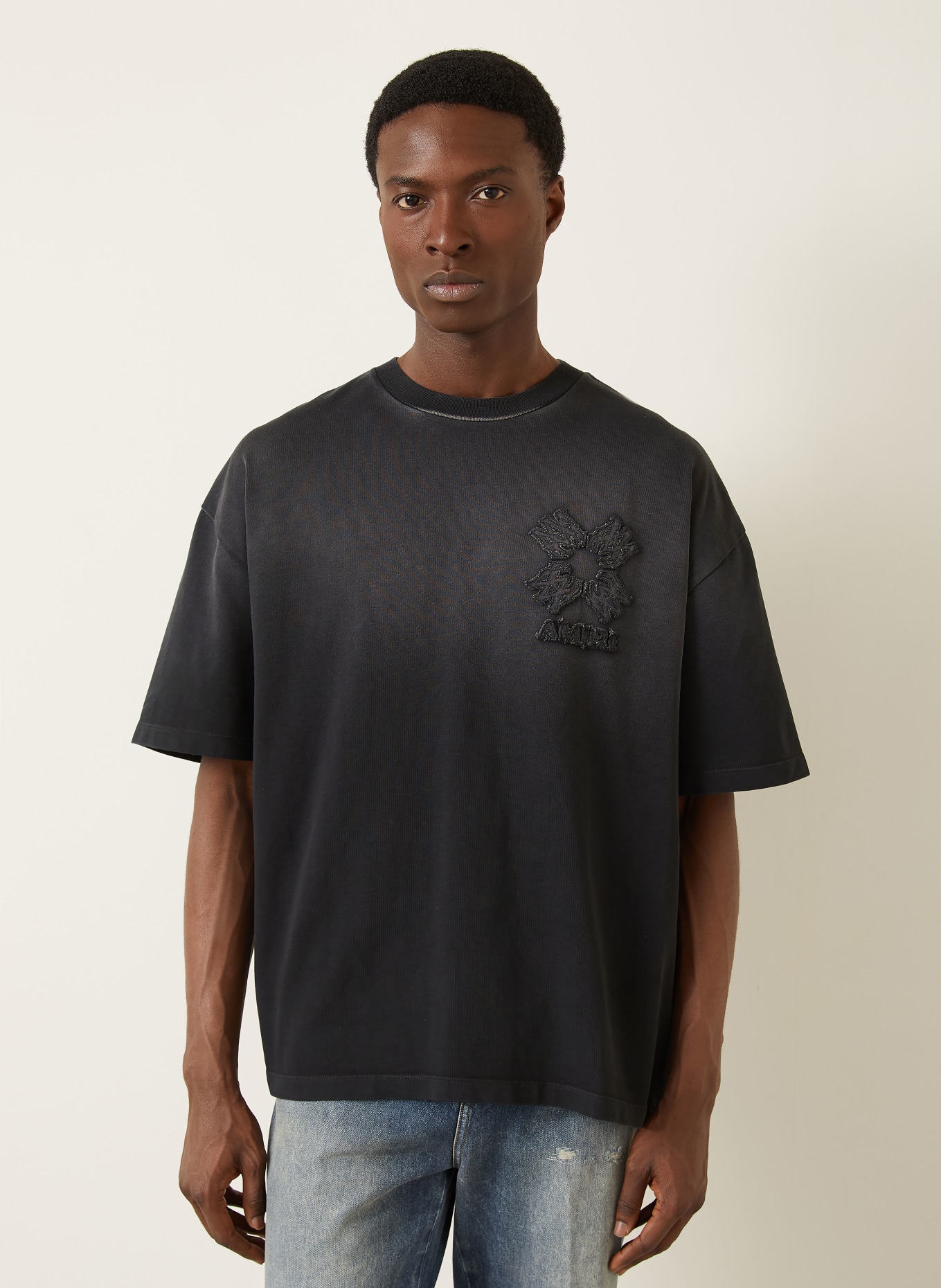 AMIRI Oversized-Shirt: SCHWARZ