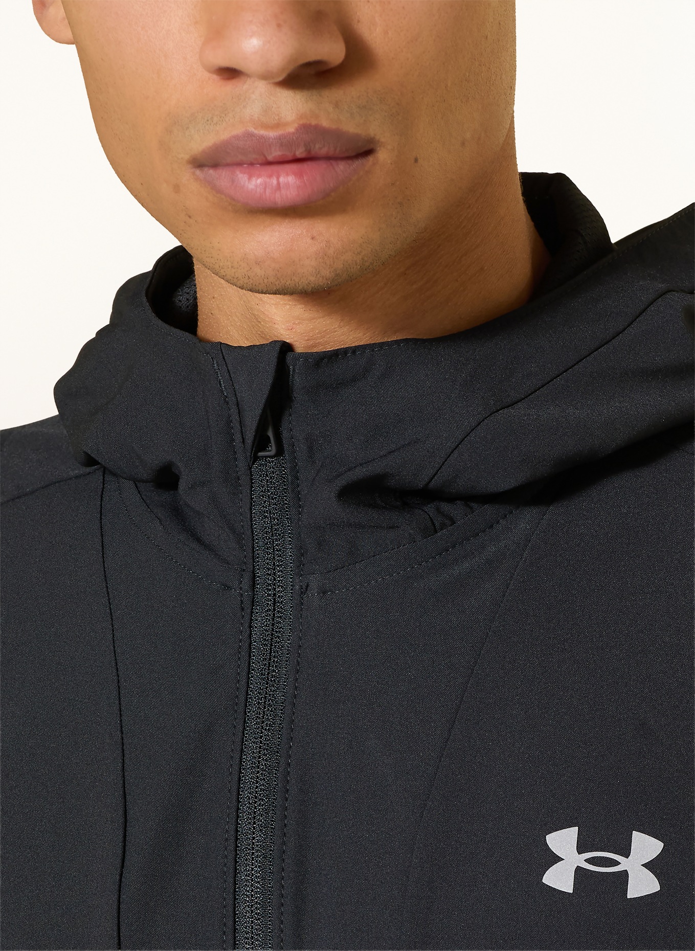 UNDER ARMOUR Functionele jas UA UNSTOPPABLE: ZWART / ZILVER