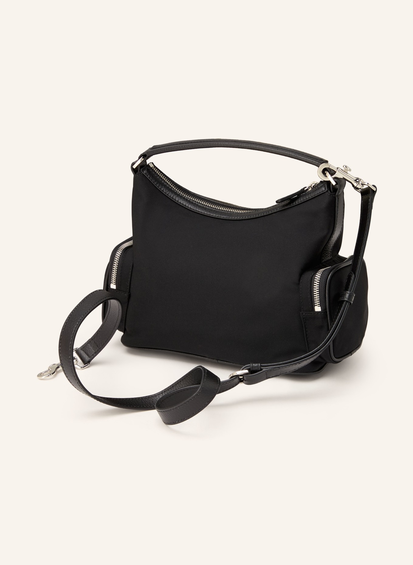 STELLA McCARTNEY Umhängetasche: SCHWARZ / SILBER