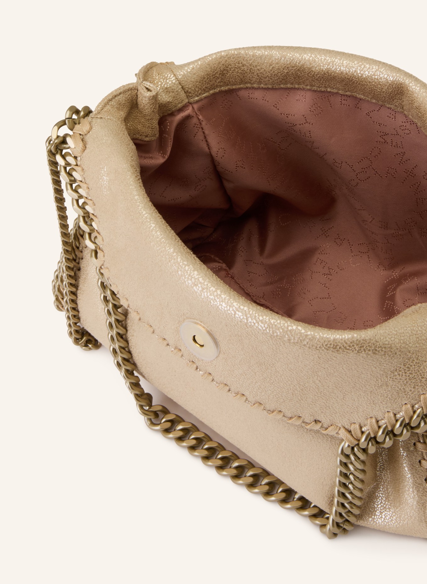 STELLA McCARTNEY Umhängetasche FALABELLA MINI: GOLD